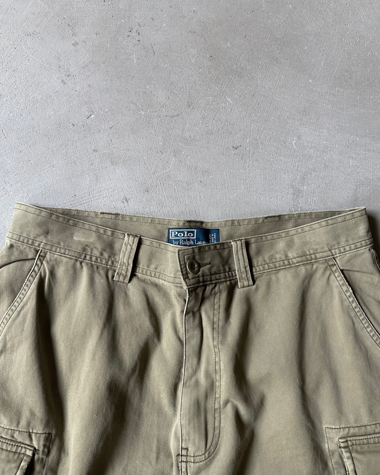 2000s - Green Polo RL Cargo Shorts - 34