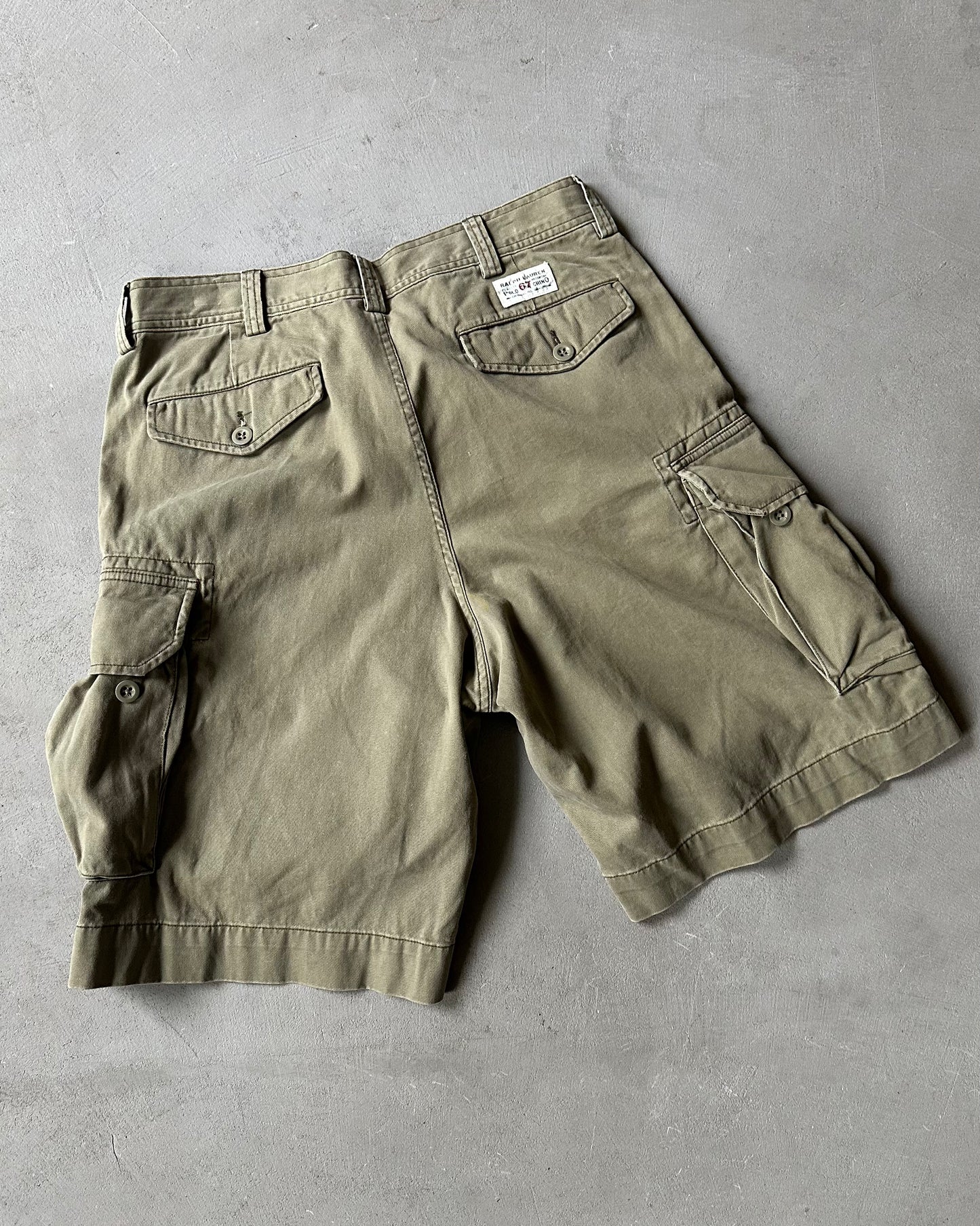 2000s - Green Polo RL Cargo Shorts - 34