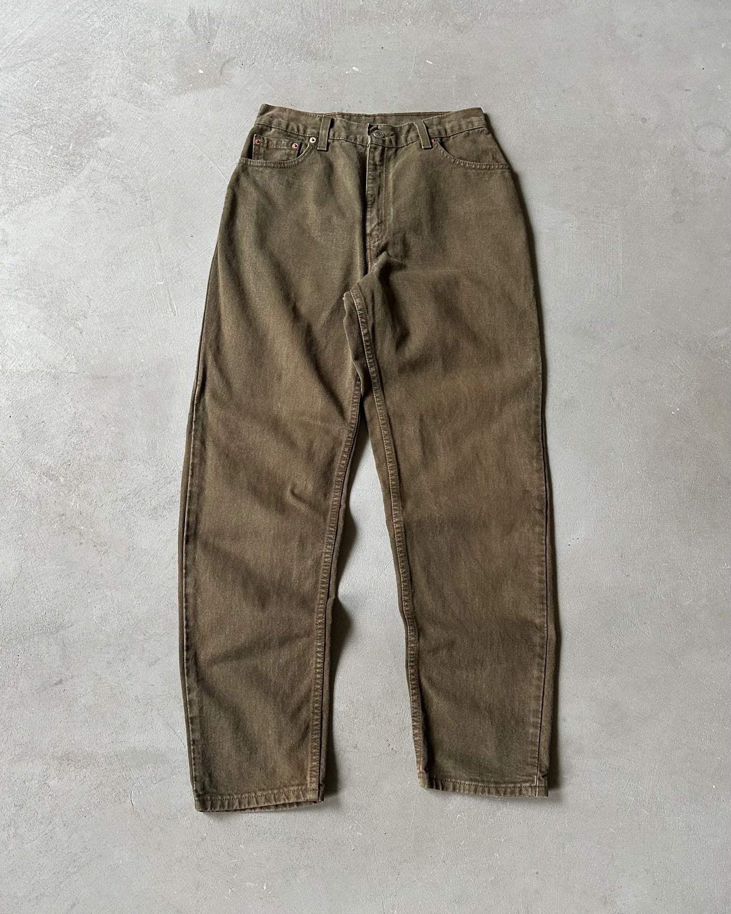 1990s - Green 550 Levi's Jeans - 28x30