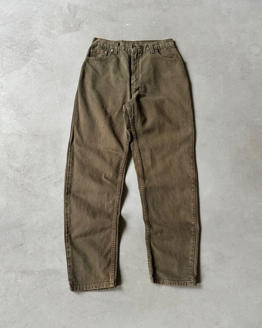 1990s - Green 550 Levi's Jeans - 28x30