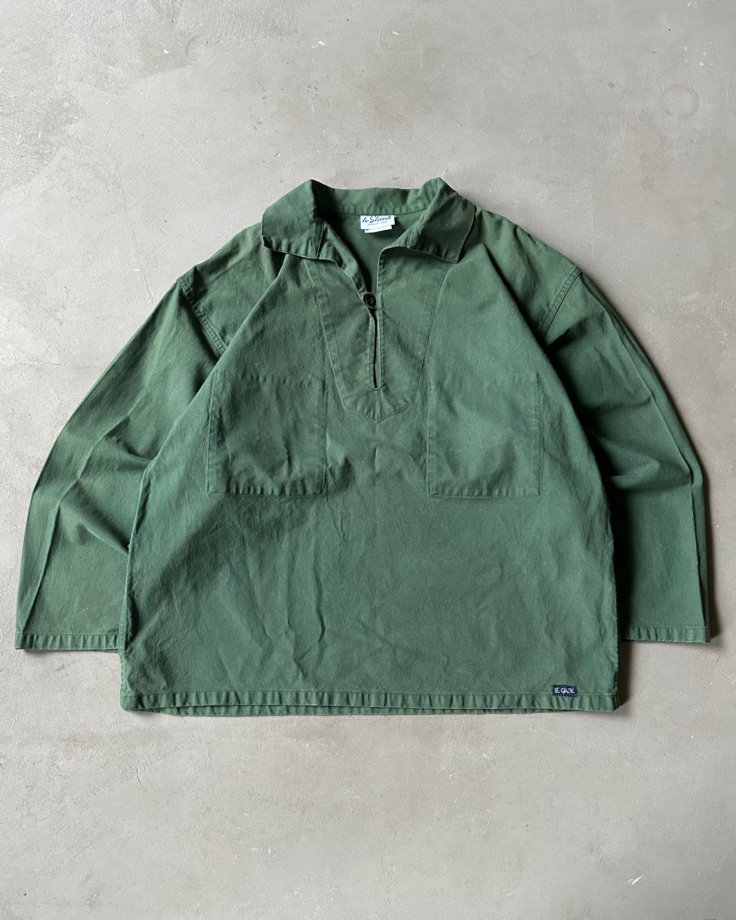 1990s - Green Fisherman Overshirt - XL