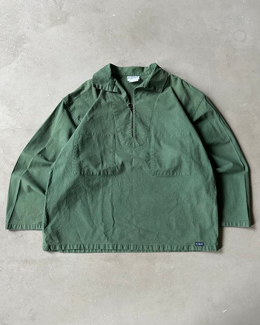 1990s - Green Fisherman Overshirt - XL