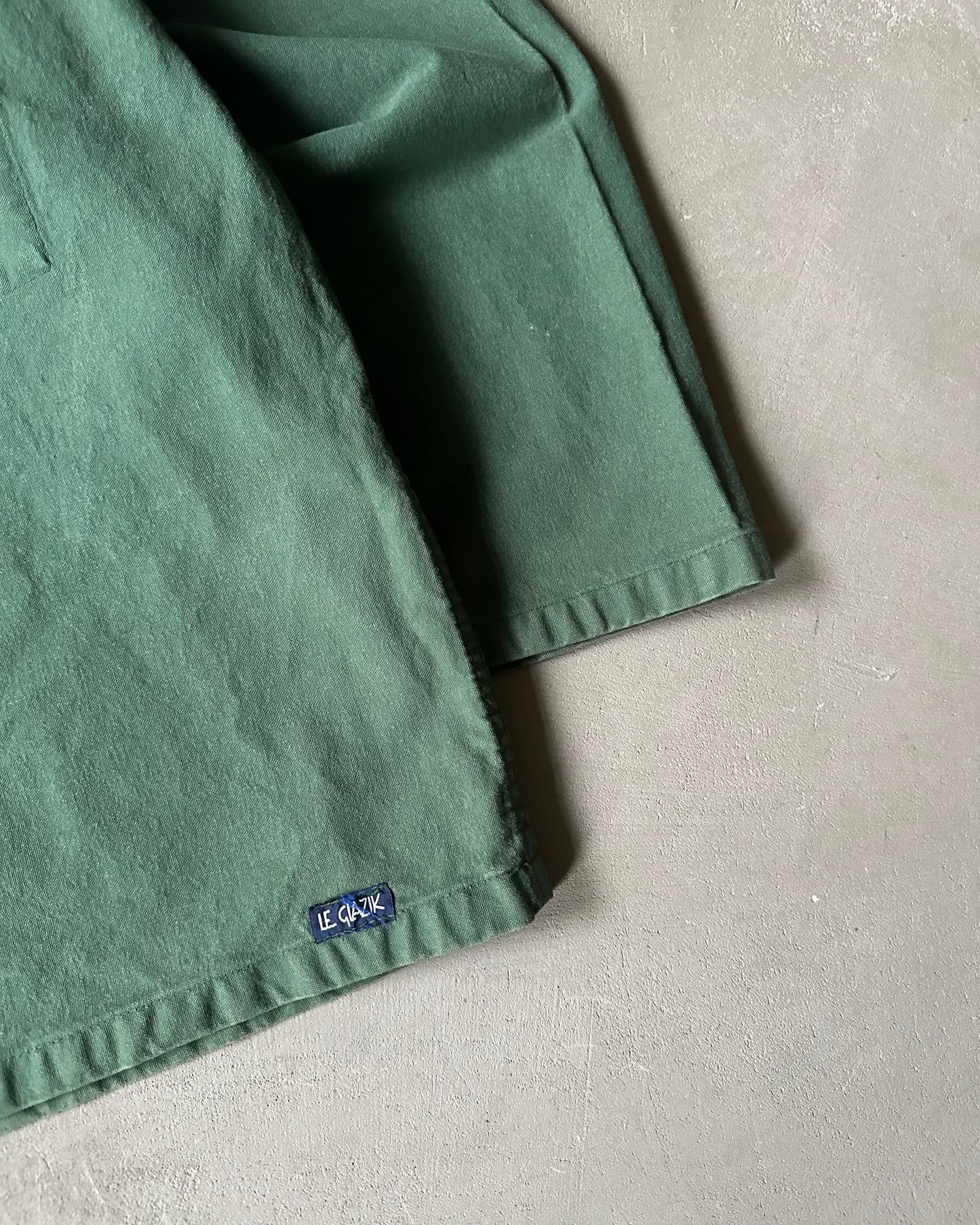 1990s - Green Fisherman Overshirt - XL