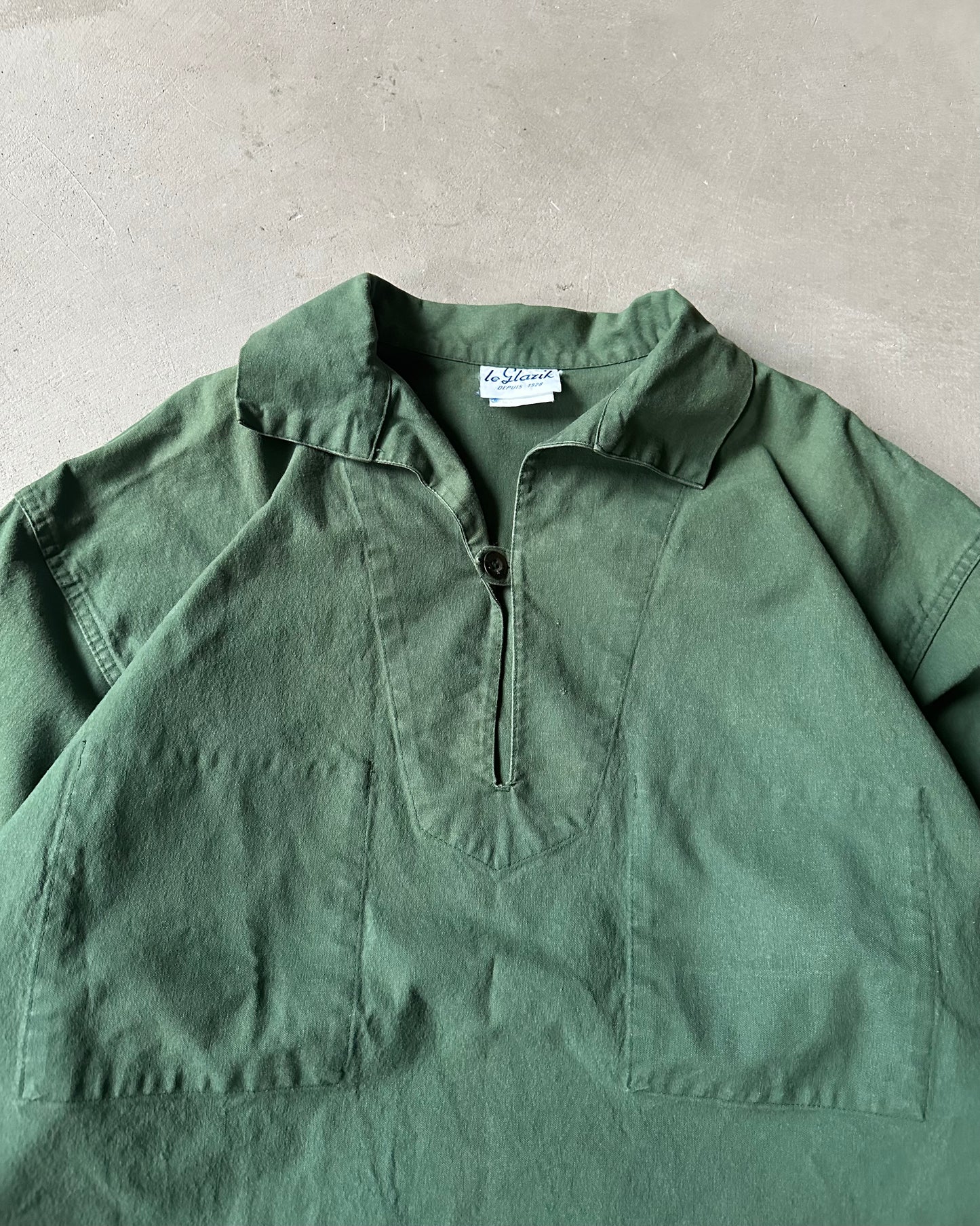 1990s - Green Fisherman Overshirt - XL