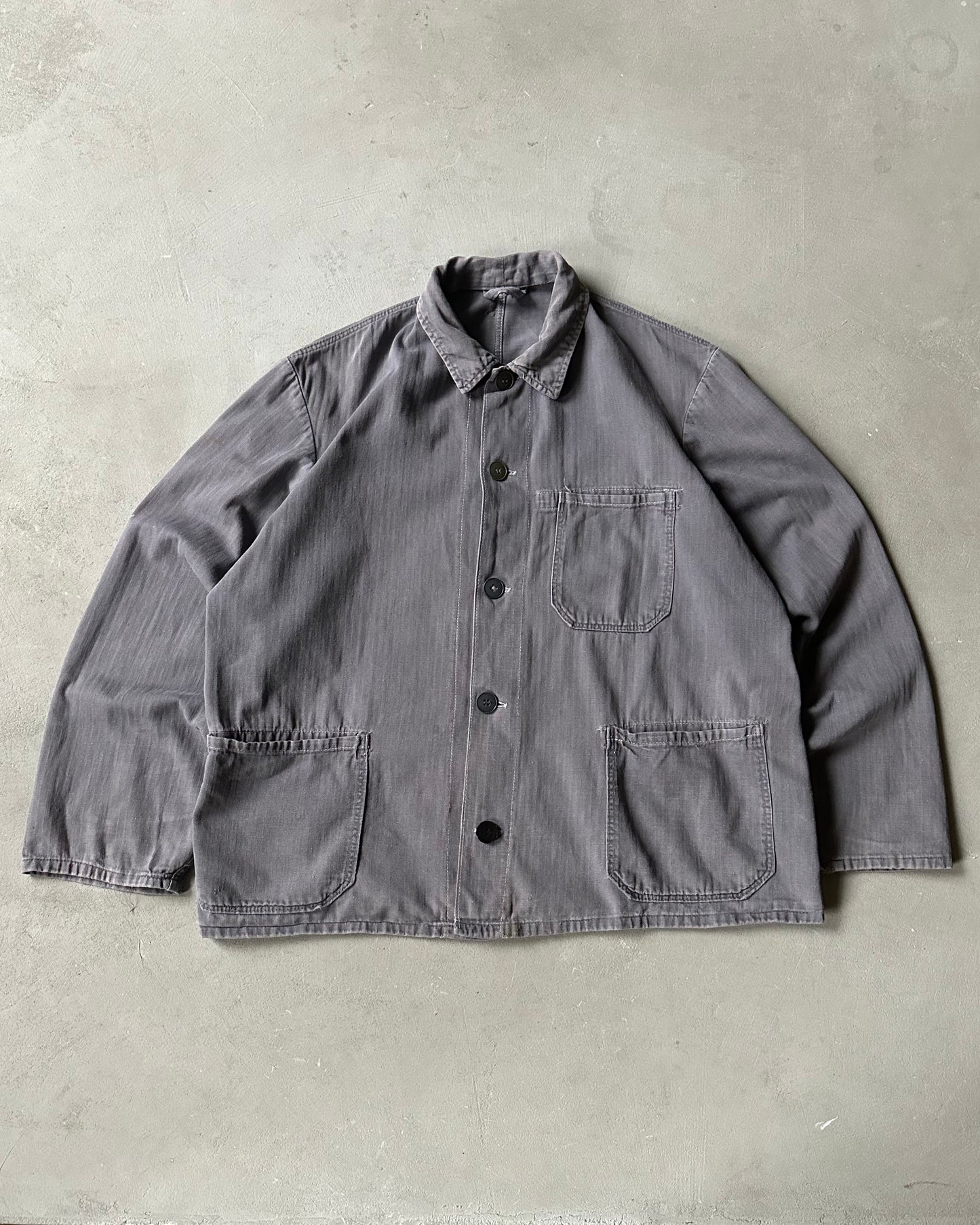 1970s - Grey HBT Euro Chore - M/L