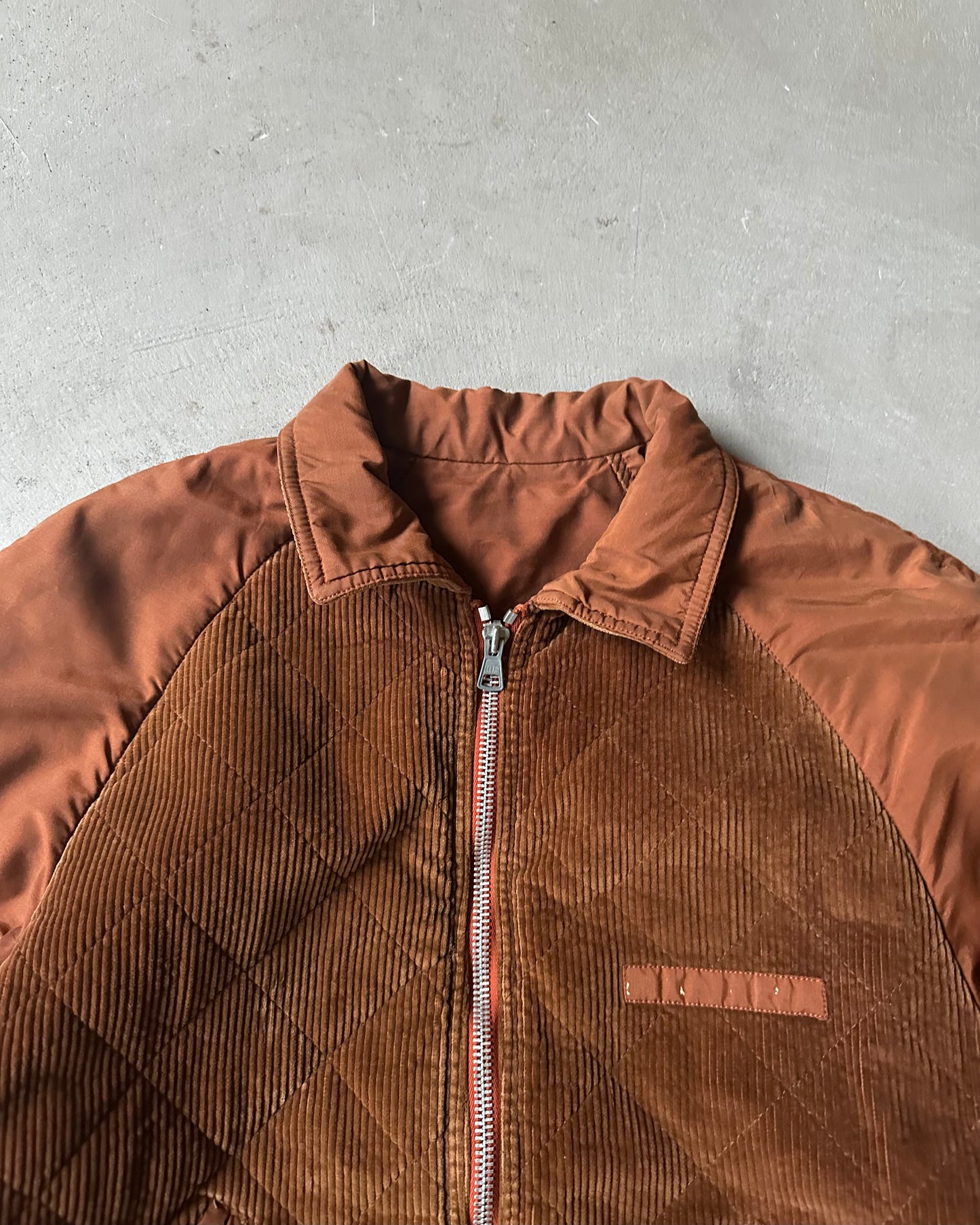 1980s - Burnt Orange Reversible Jacket - XS/S
