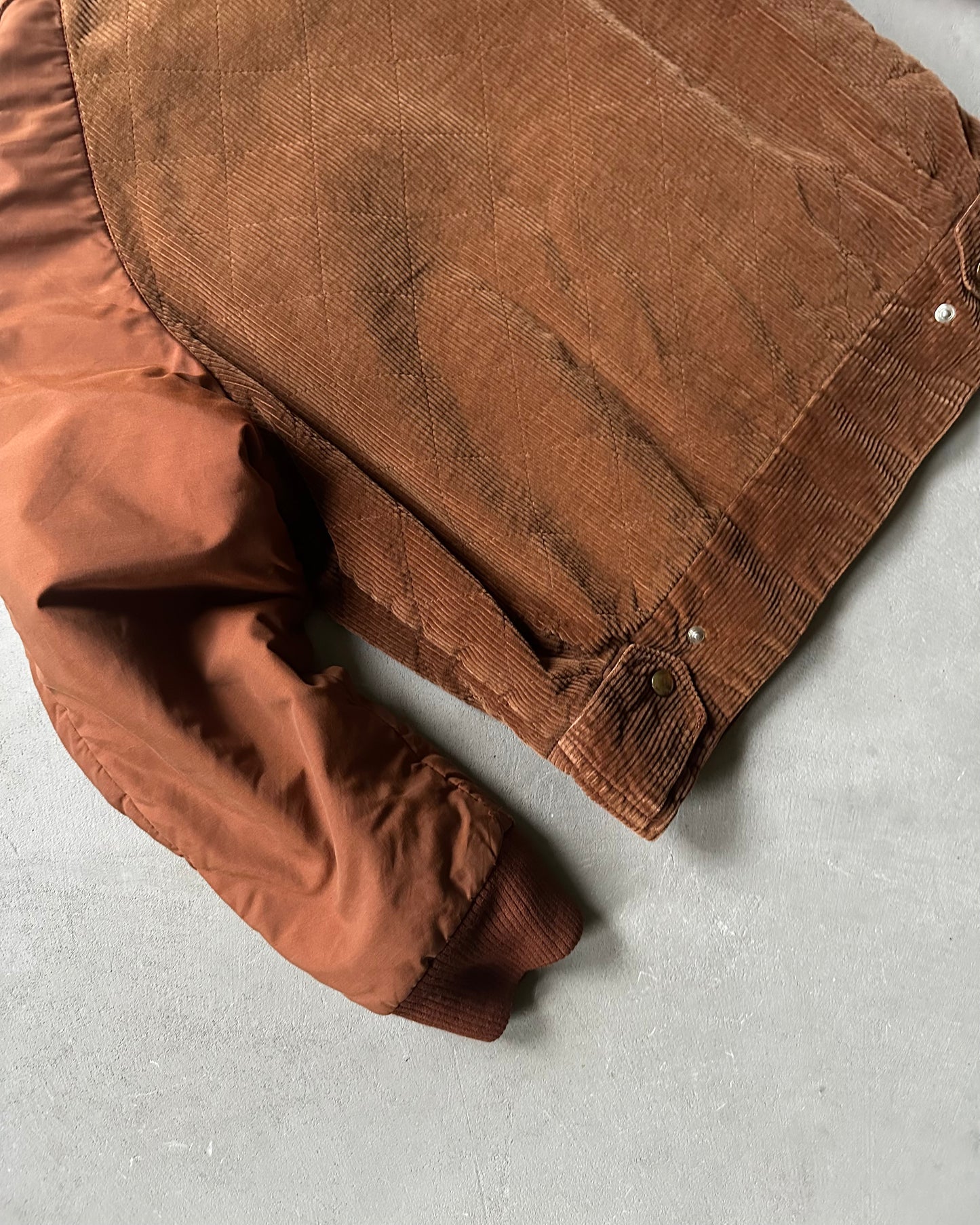1980s - Burnt Orange Reversible Jacket - XS/S