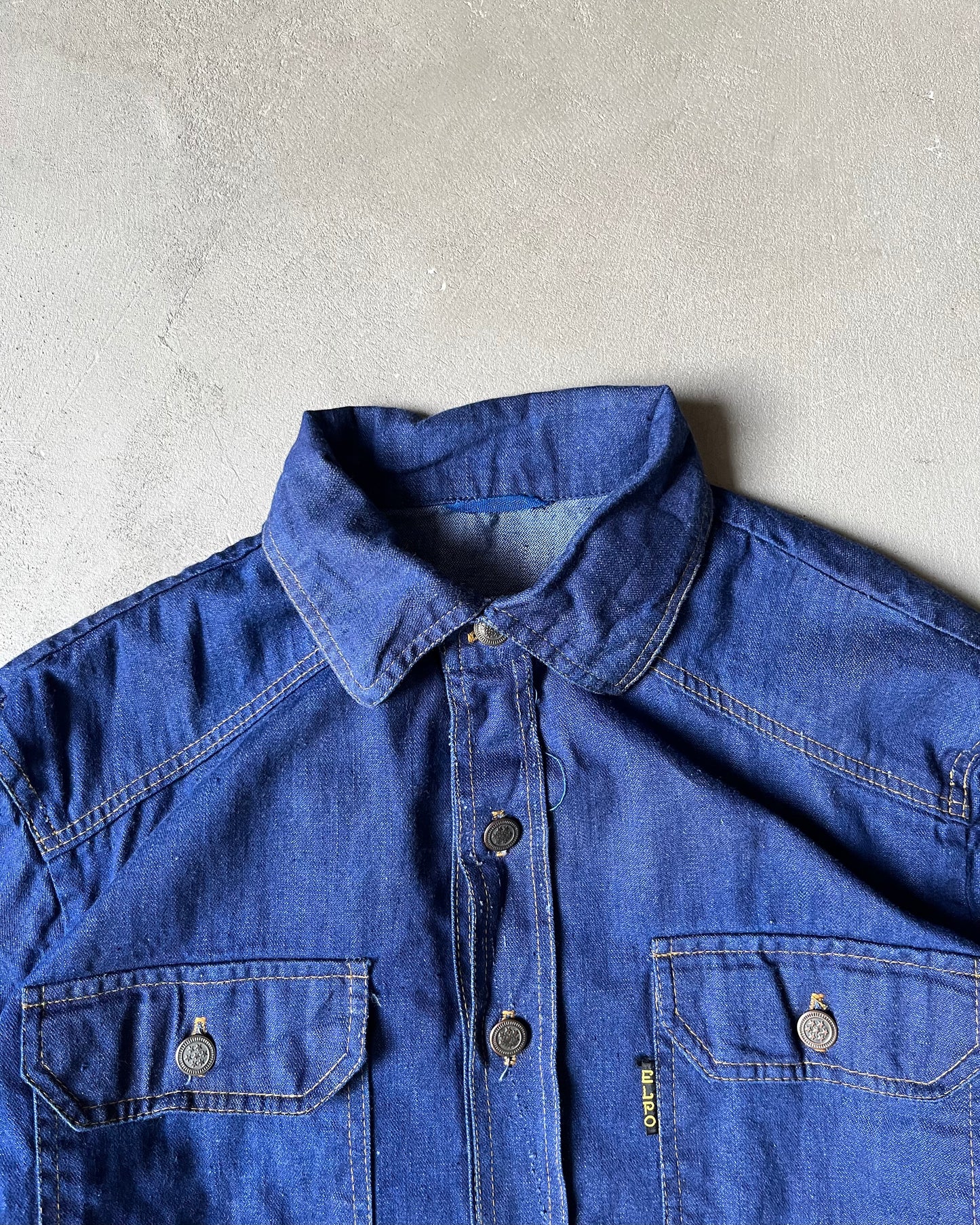 1990s - Elpo Denim Shirt - M