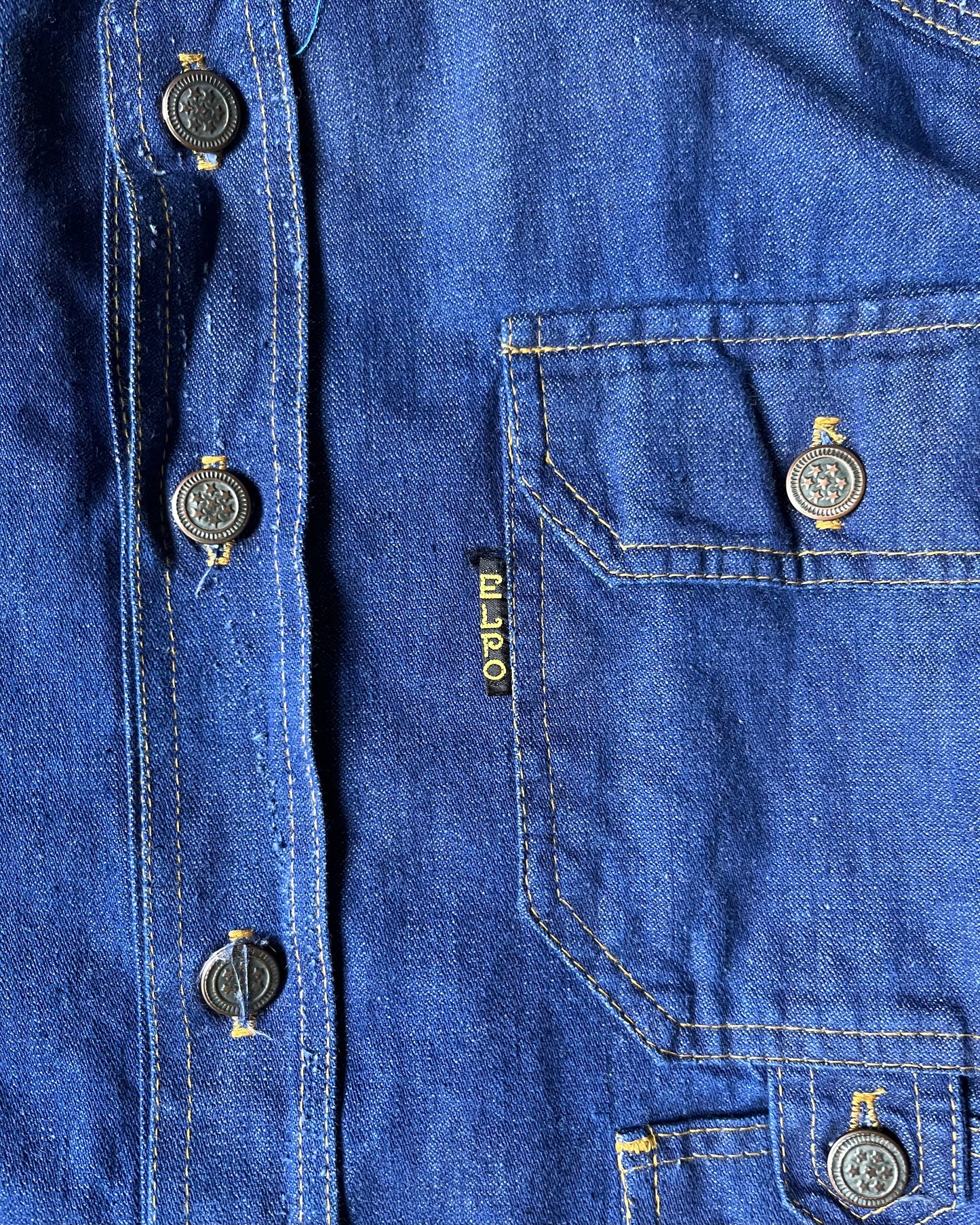 1990s - Elpo Denim Shirt - M