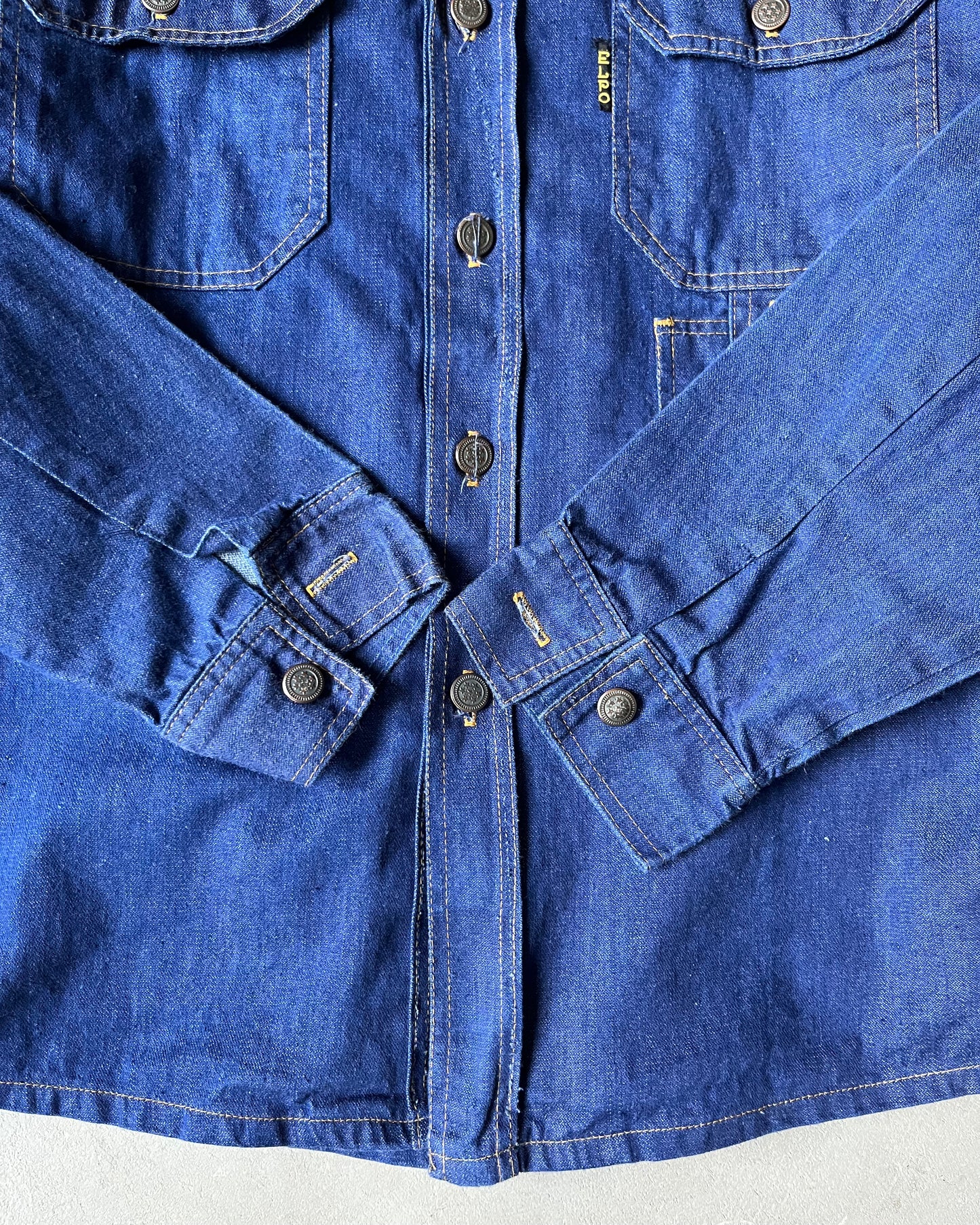 1990s - Elpo Denim Shirt - M