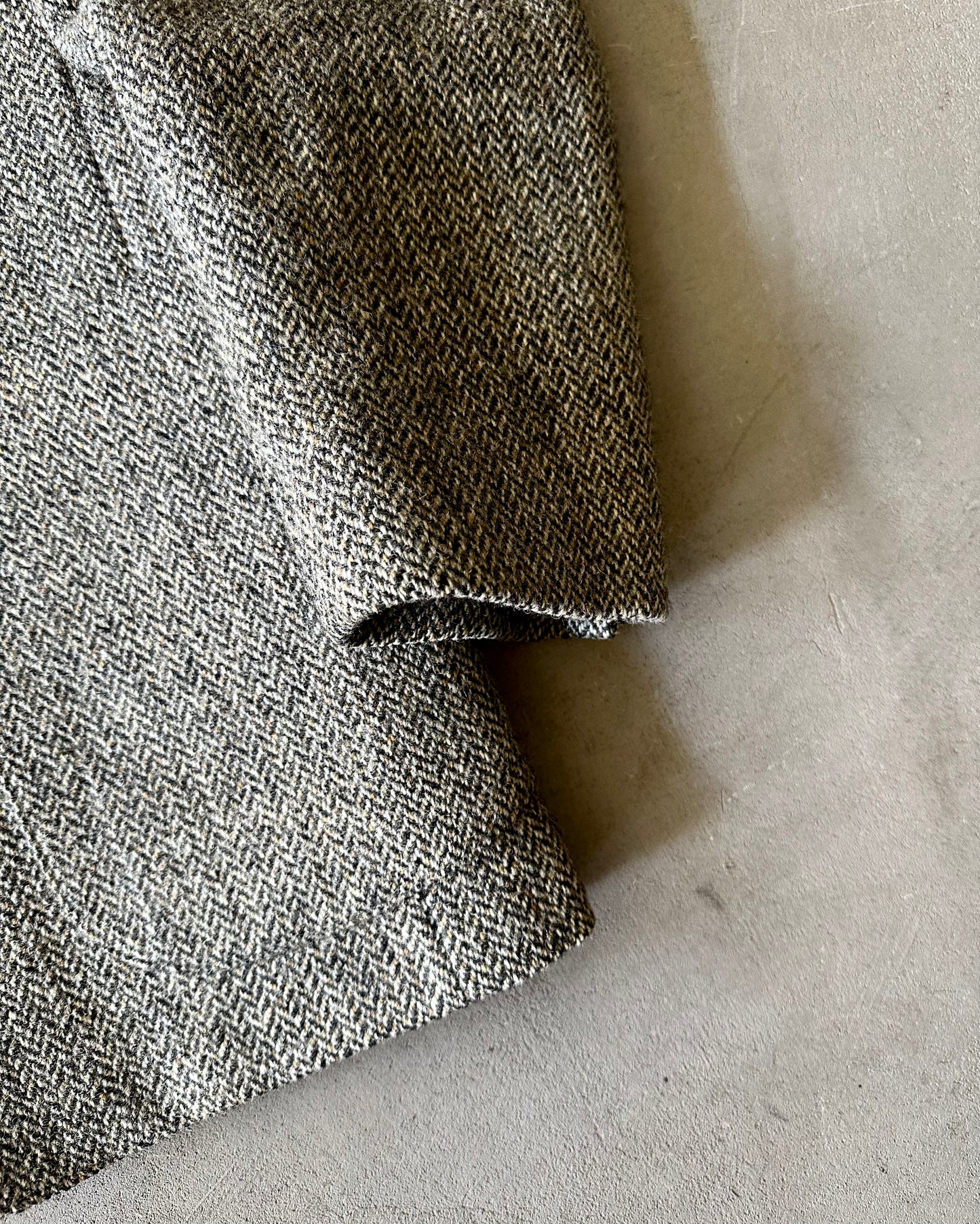 1980s - Grey/Multi Harris Tweed Wool Blazer - 40