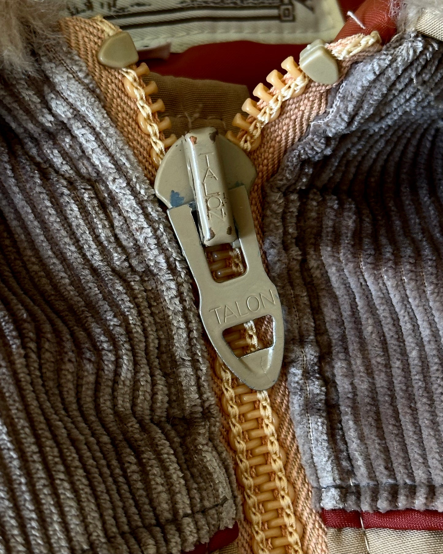 1970s - Beige/Brown William Barry Western Bomber Jacket - M