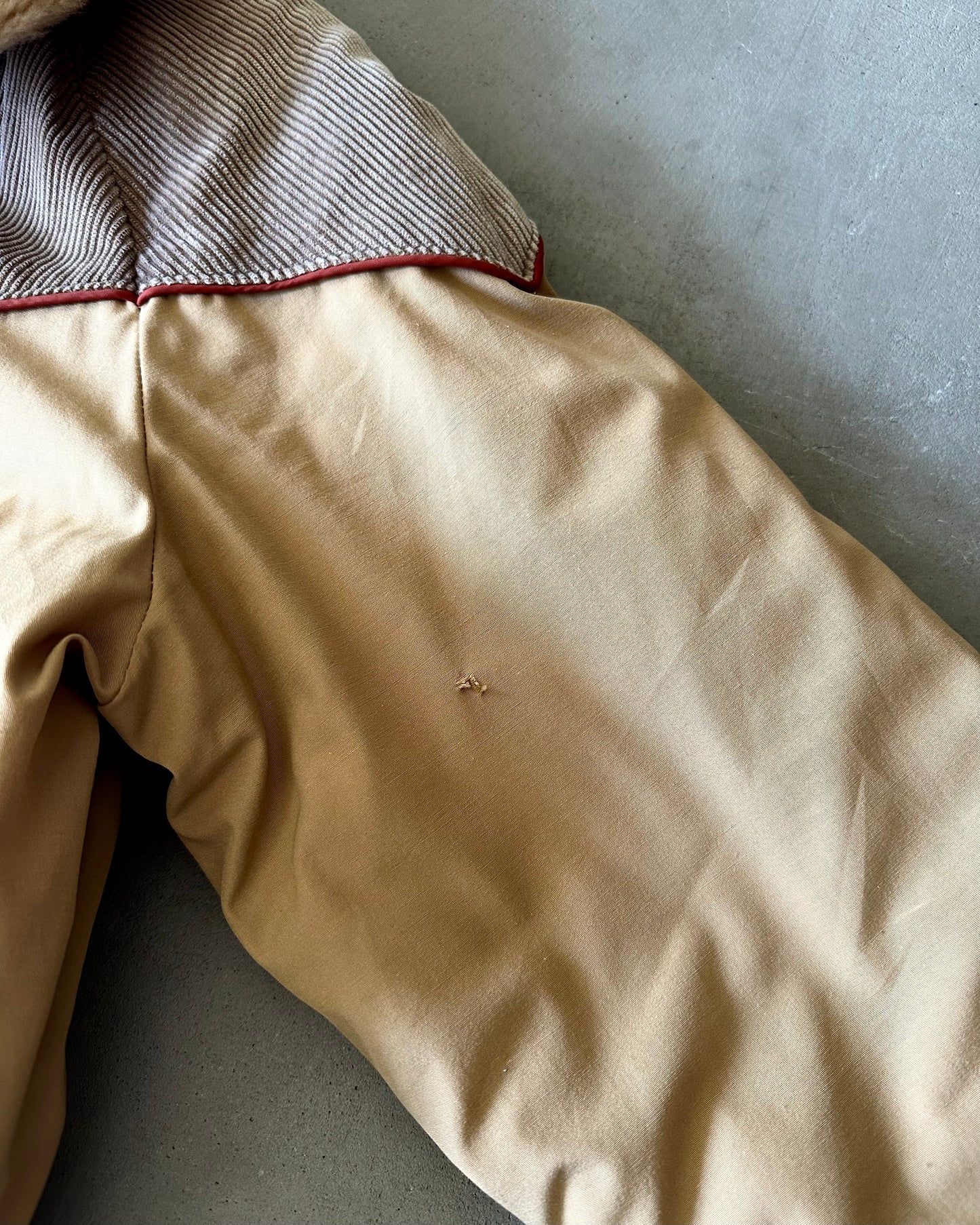 1970s - Beige/Brown William Barry Western Bomber Jacket - M