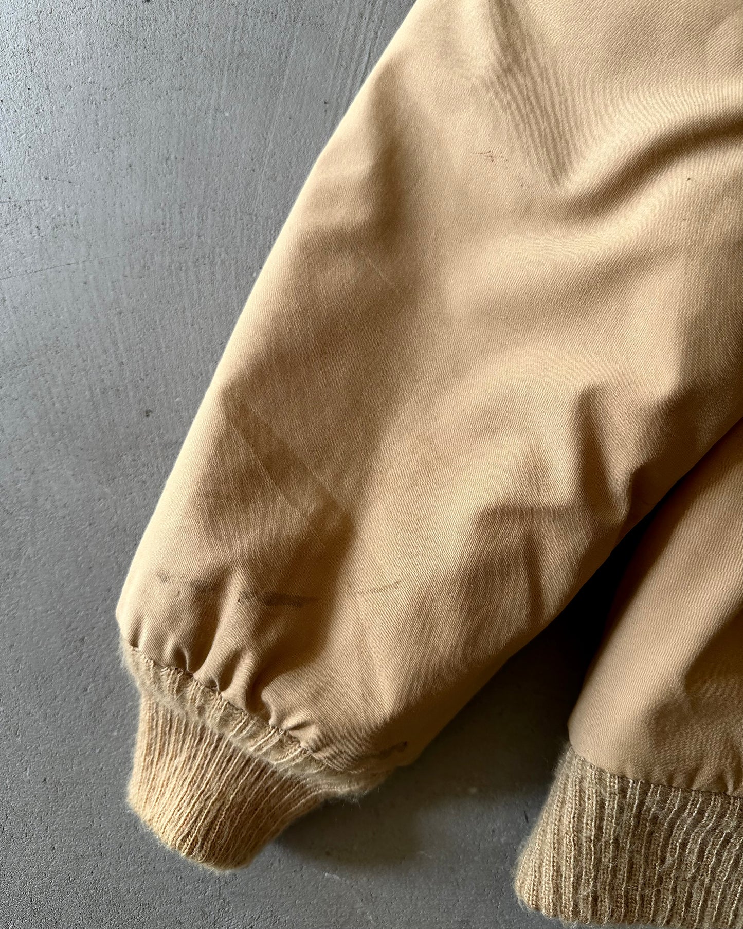 1970s - Beige/Brown William Barry Western Bomber Jacket - M
