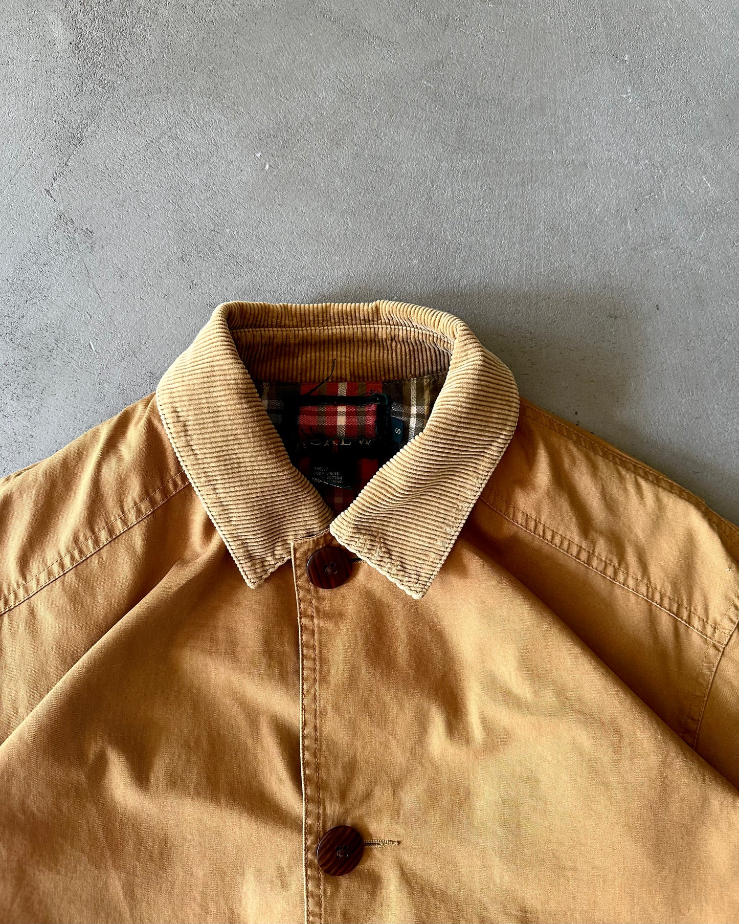 1990s - Mustard J. Crew Barn Jacket - S