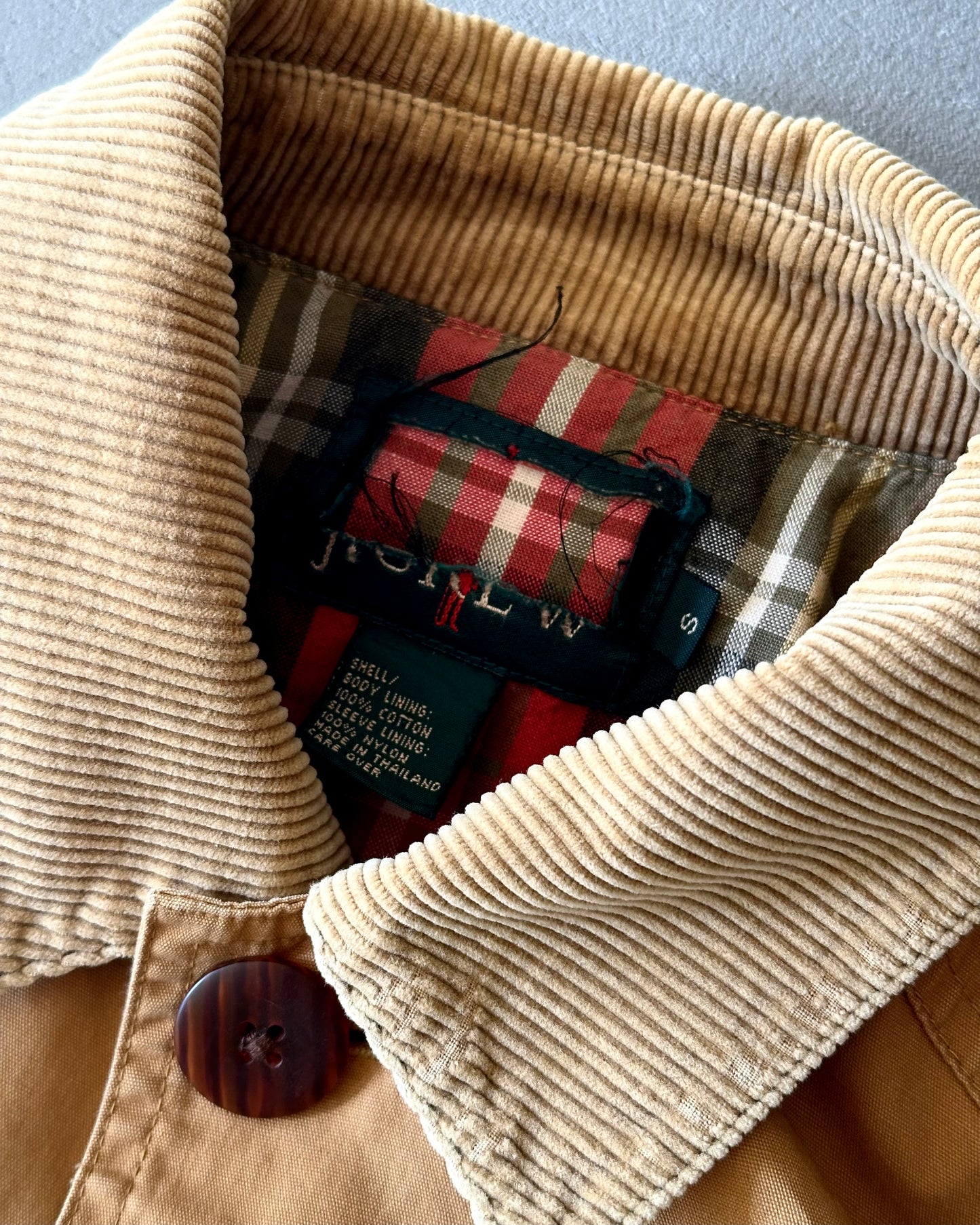 1990s - Mustard J. Crew Barn Jacket - S