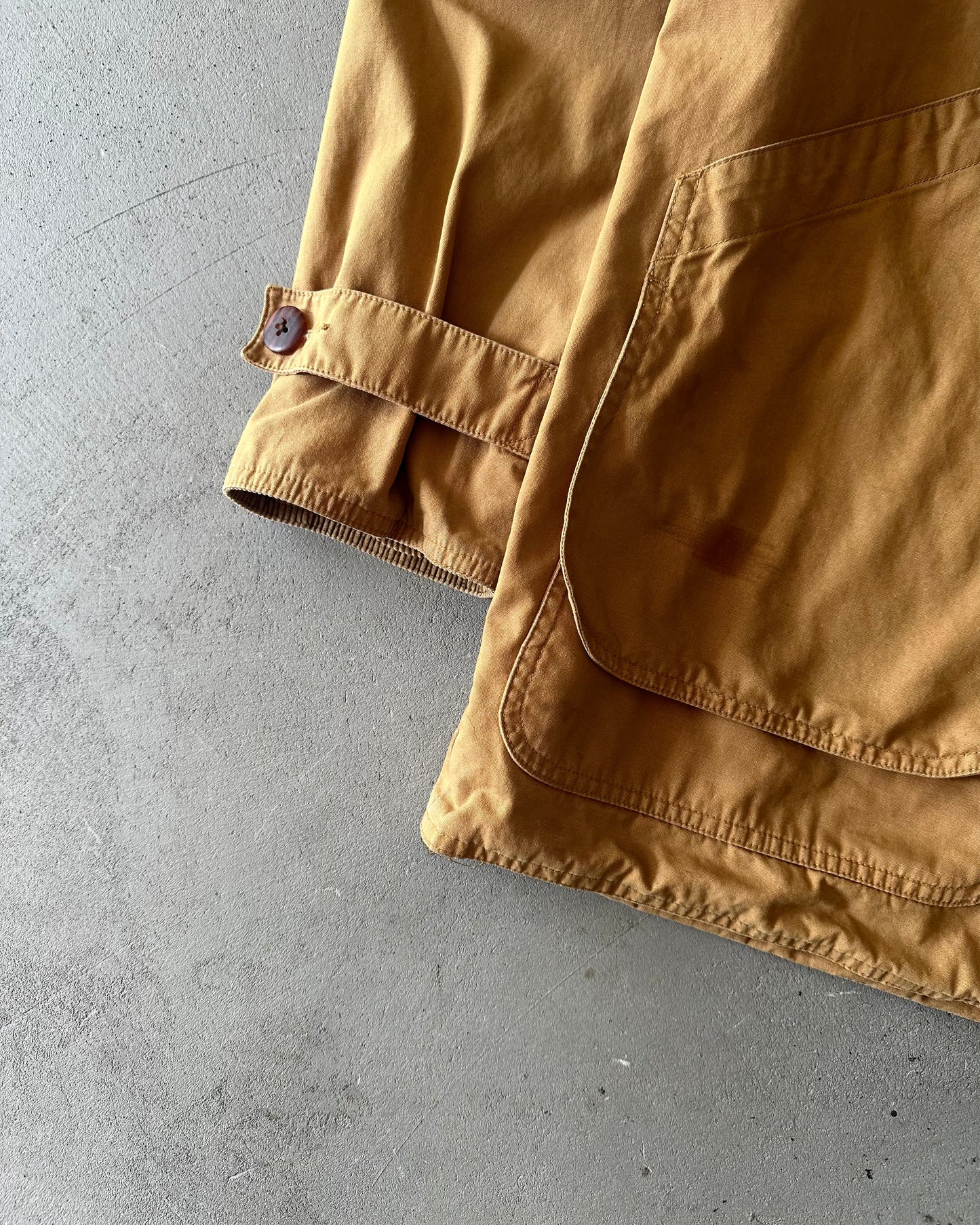 1990s - Mustard J. Crew Barn Jacket - S