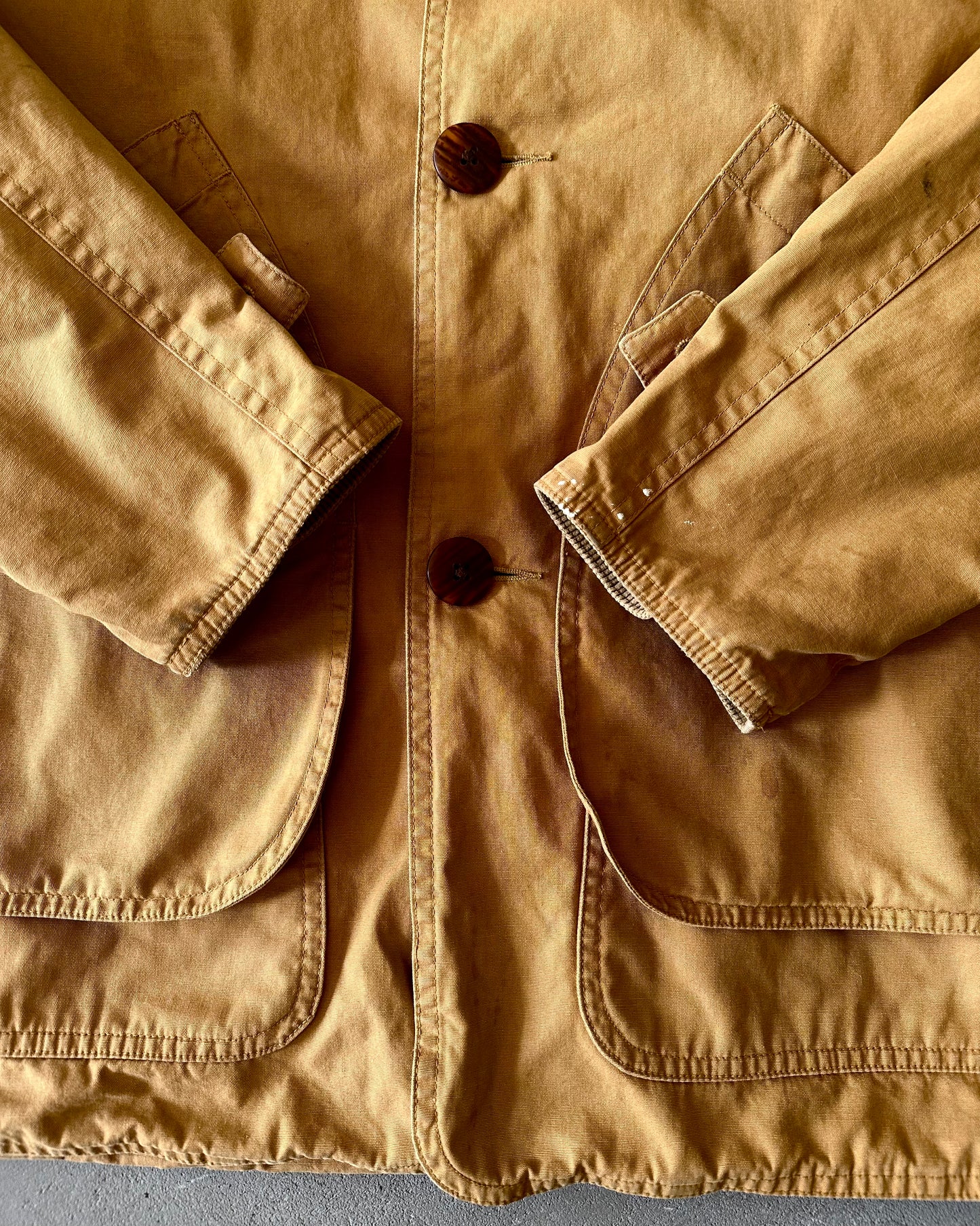 1990s - Mustard J. Crew Barn Jacket - S