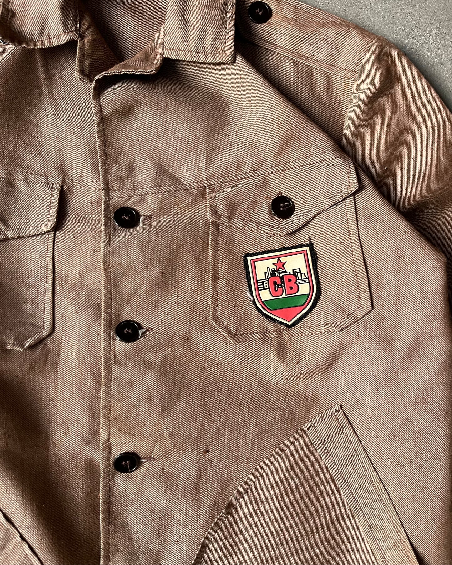 1970s - Brown Bulgarian Army Light Jacket - M