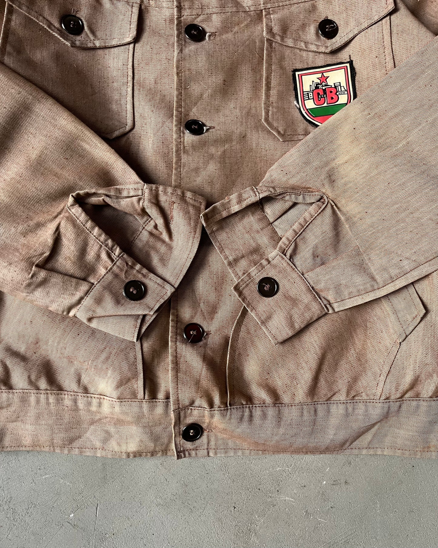 1970s - Brown Bulgarian Army Light Jacket - M