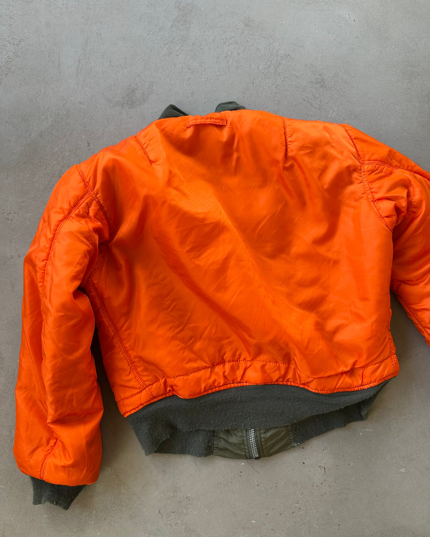 1980s - Green MA-1 Bomber Jacket - M