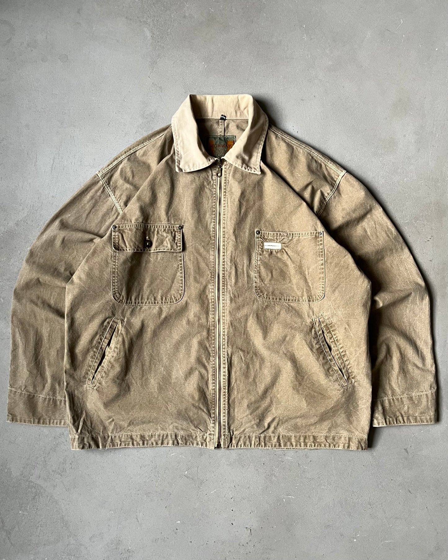 2000s - Brown Light Work Jacket - L