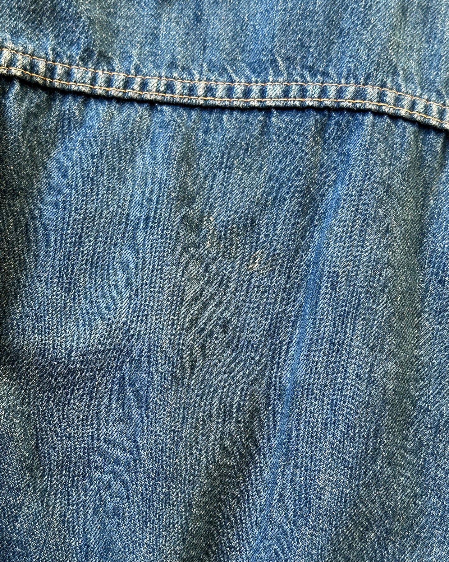1970s - Faded Montgomery Ward Denim Trucker Jacket - XS/S