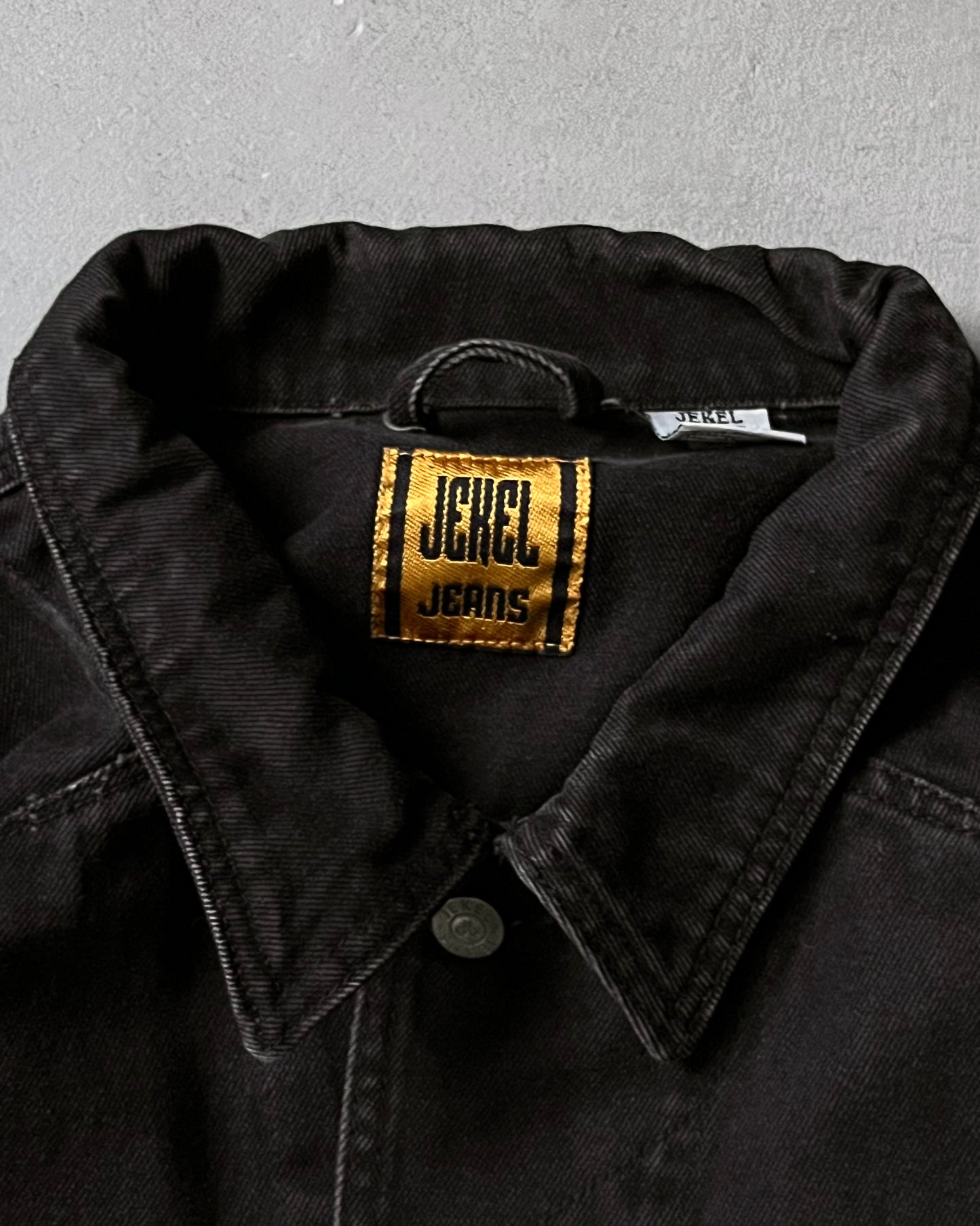 1990s - Black Jekel Work Jacket - L