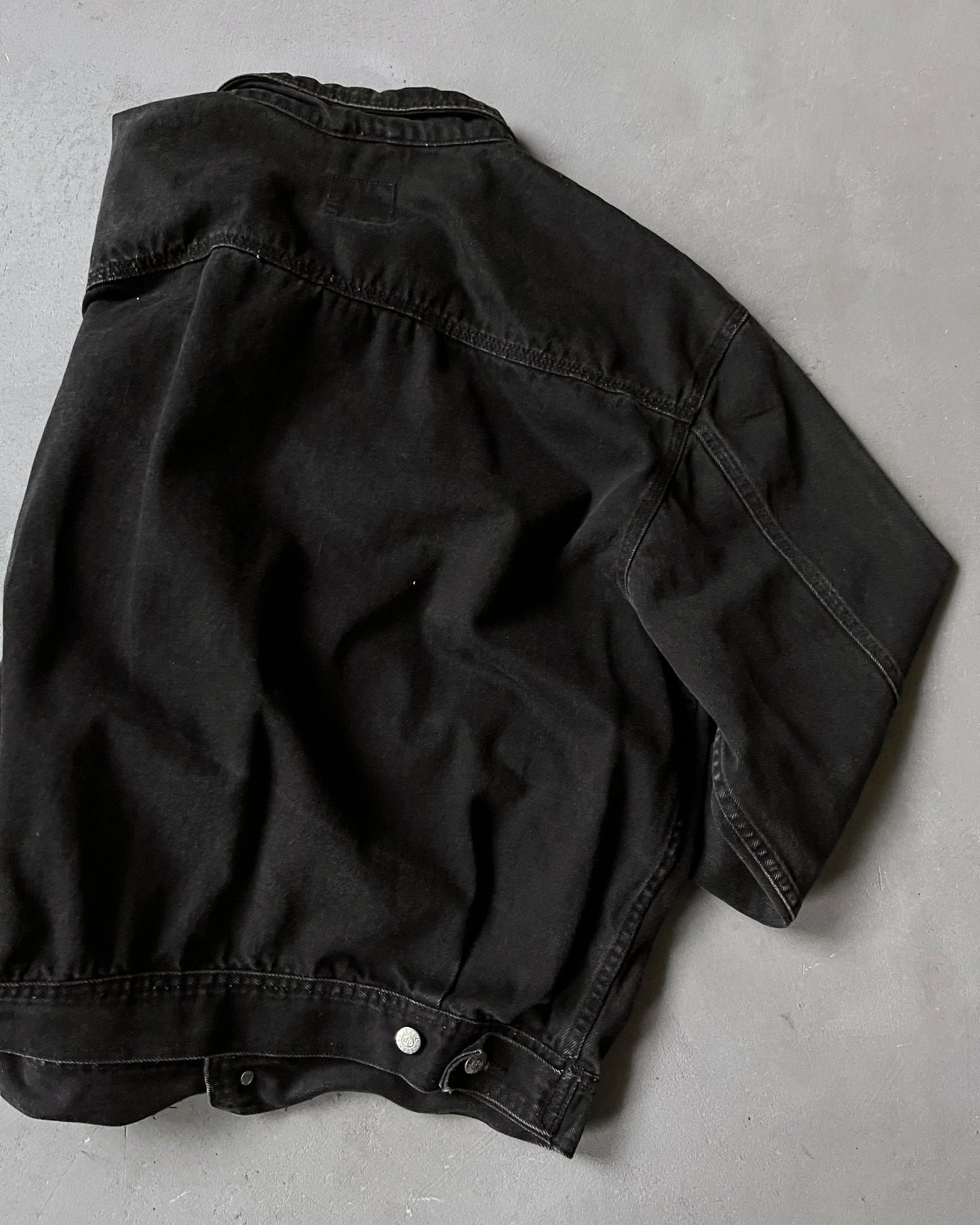 1990s - Black Jekel Work Jacket - L