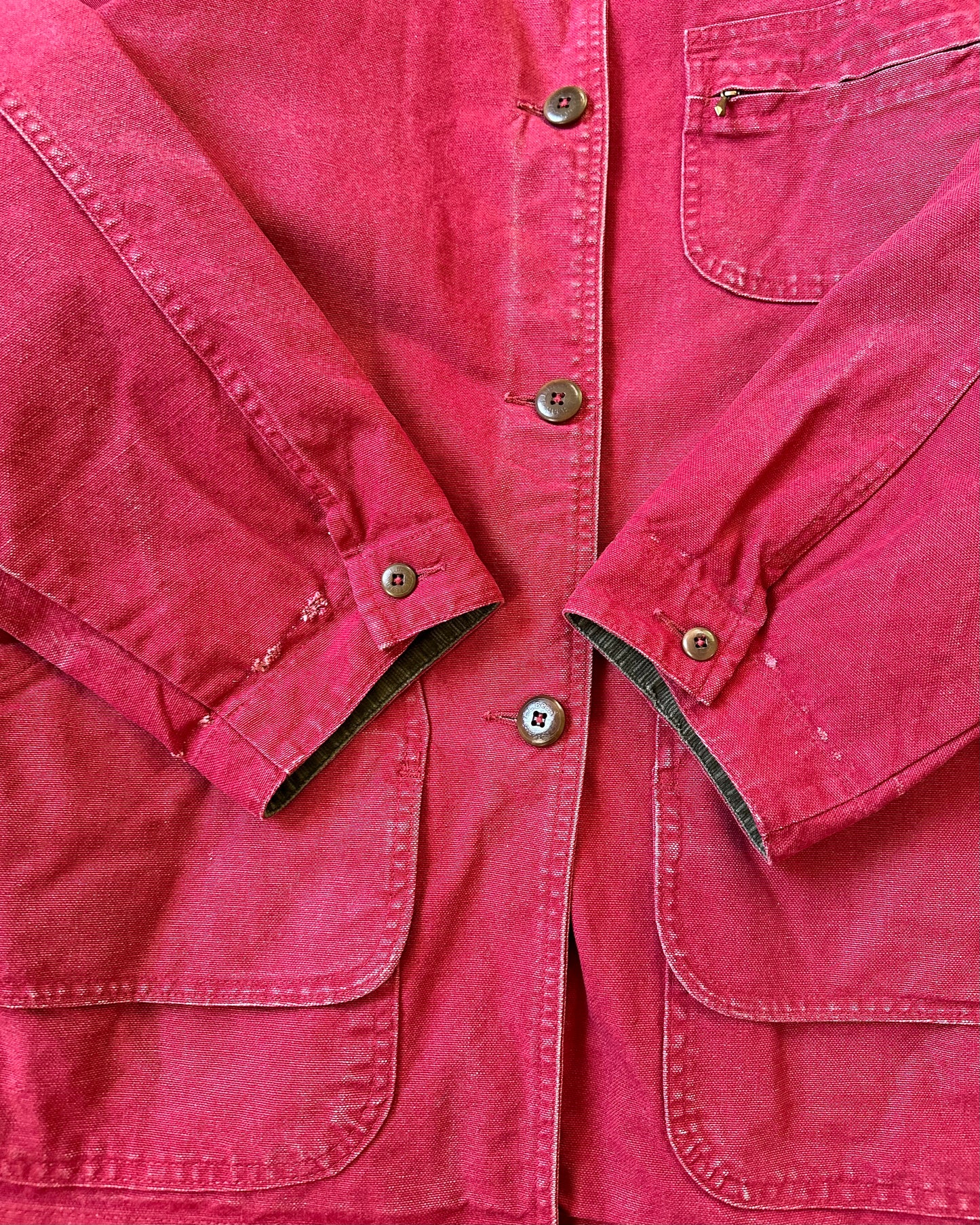 1980s - Faded Raspberry L.L.Bean Barn Jacket - (W)L