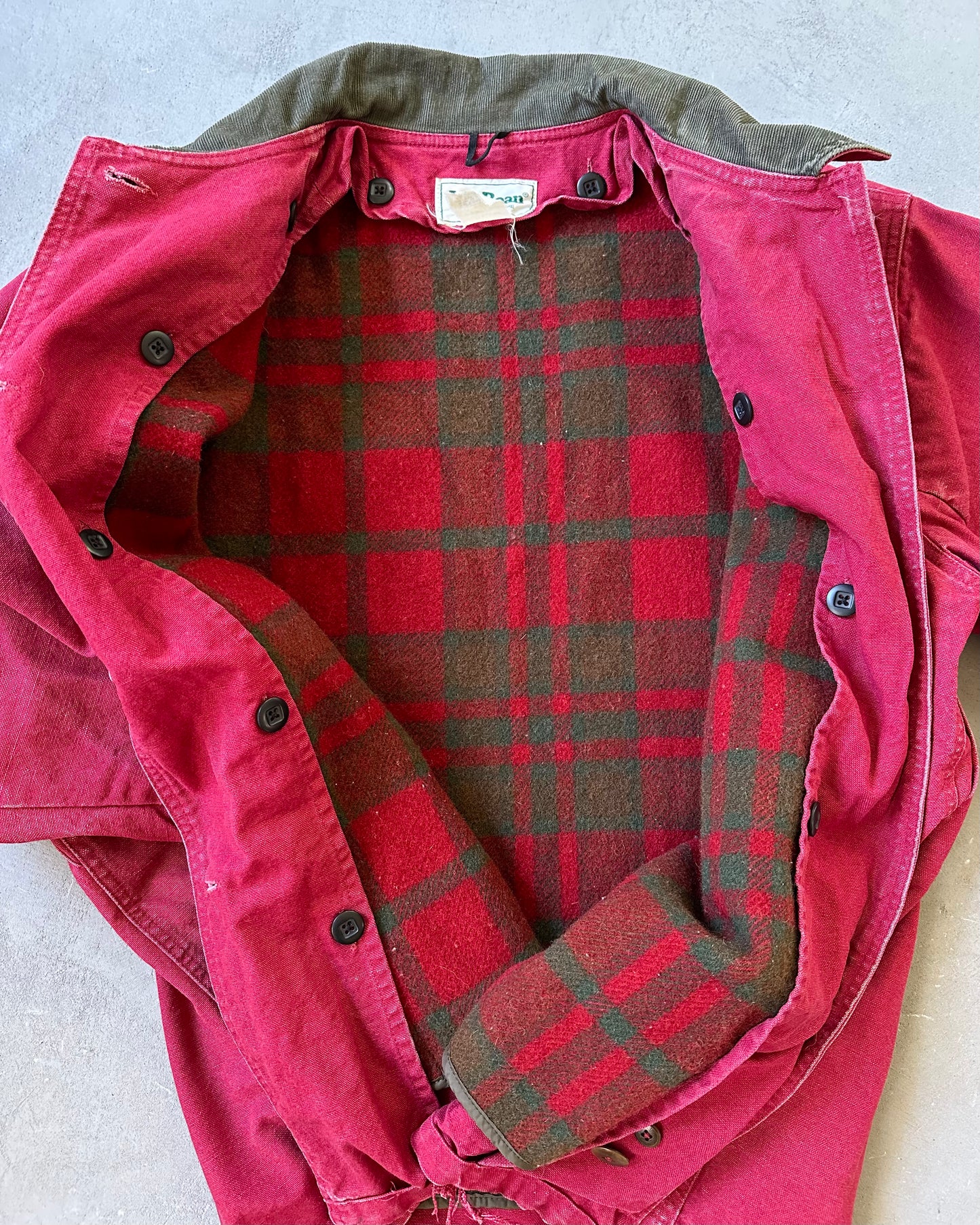 1980s - Faded Raspberry L.L.Bean Barn Jacket - (W)L