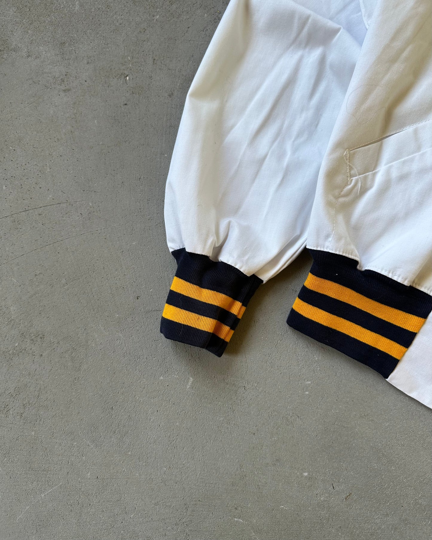 1960s - White V.F.W Light Bomber Jacket - S