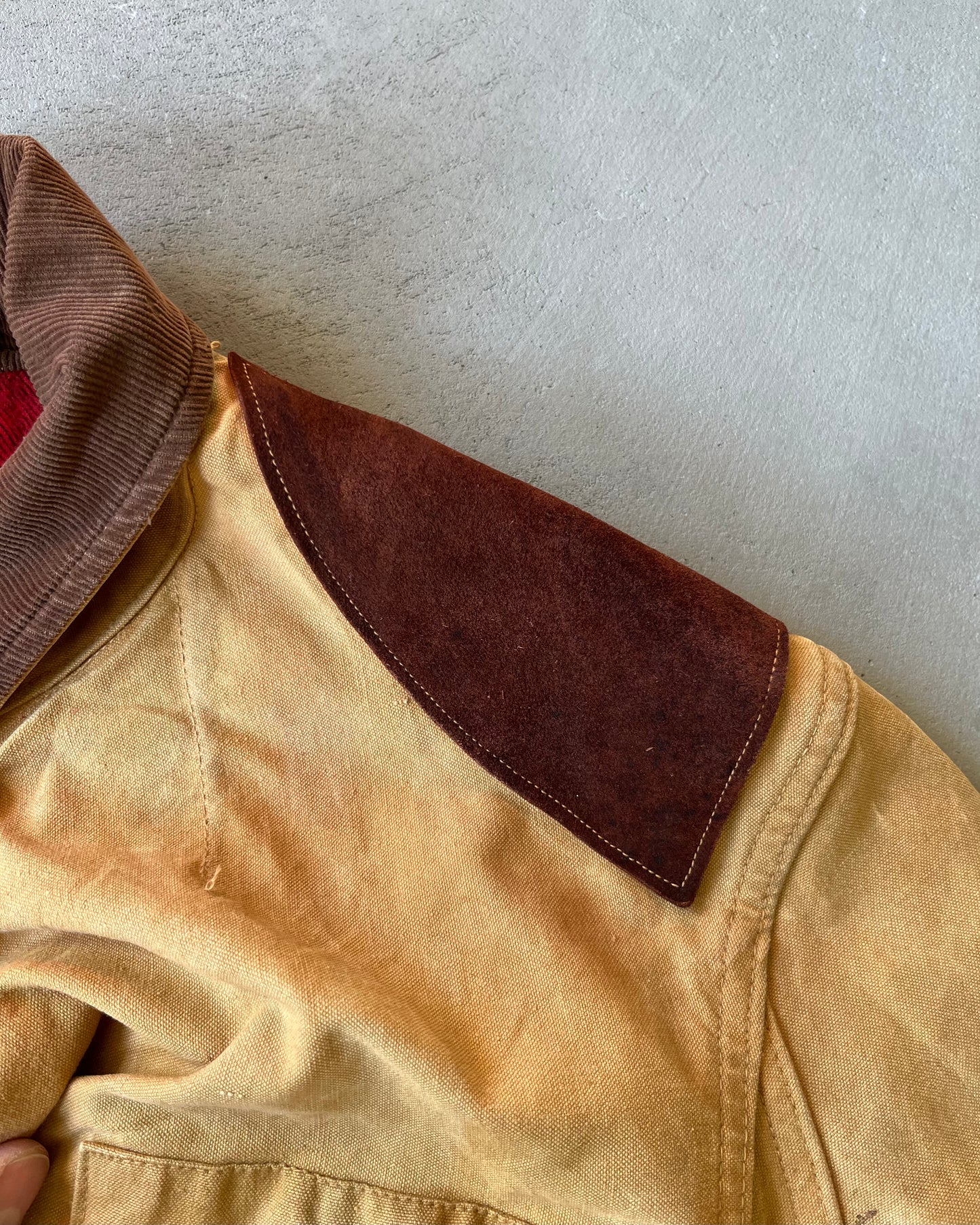 1970s - Distressed Duck Cumberland Hunting Coat - L