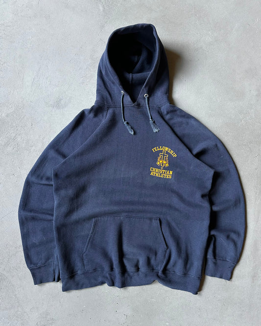 1970s - Navy Christian Athletes Champion Hoodie - L