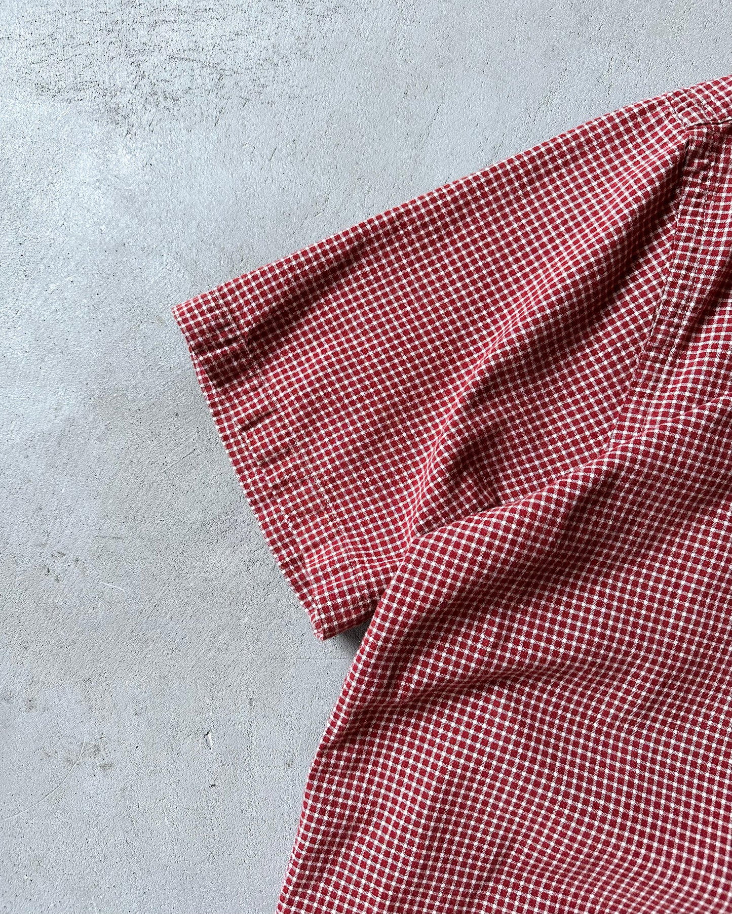 1990s - Red Abercrombie & Fitch Plaid Shirt - L