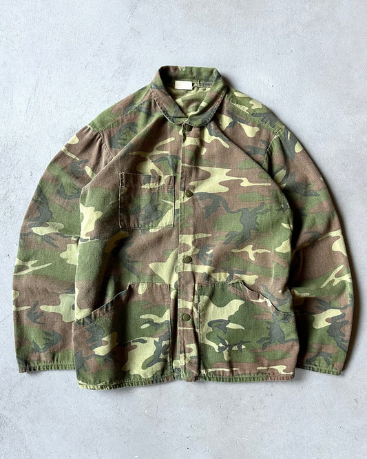 1970s - Camo Field Overshirt - S/M