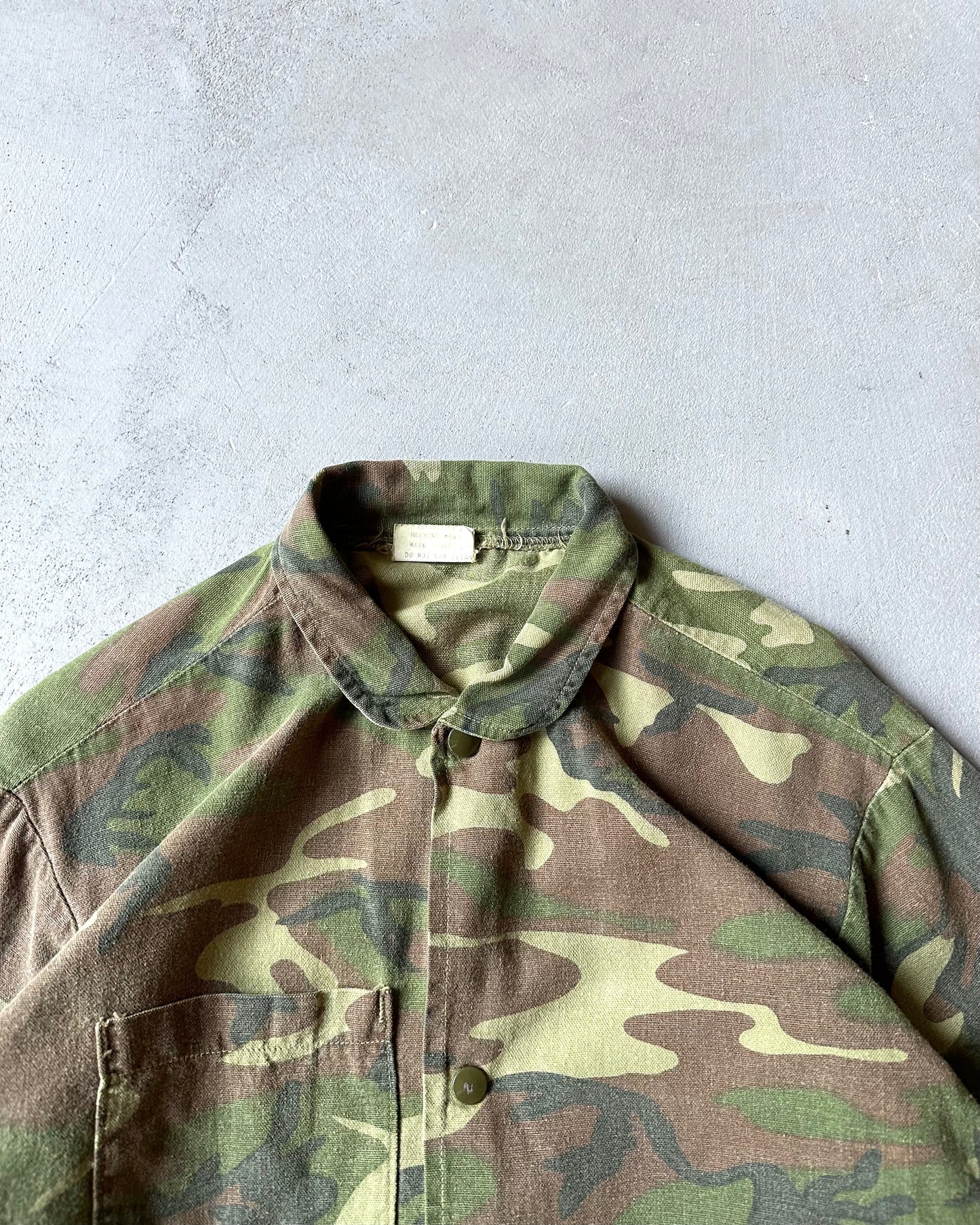 1970s - Camo Field Overshirt - S/M