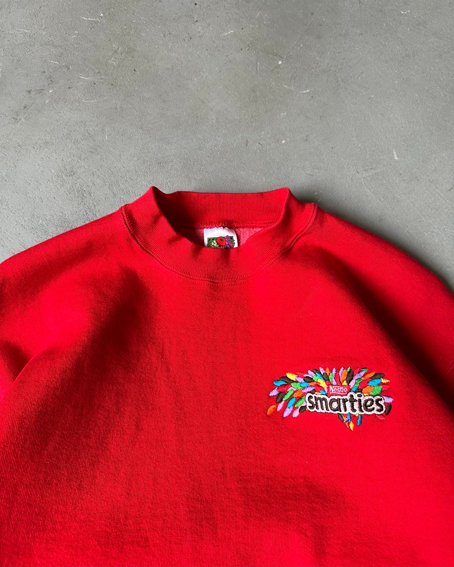 1990s - Red Smarties Crewneck - L