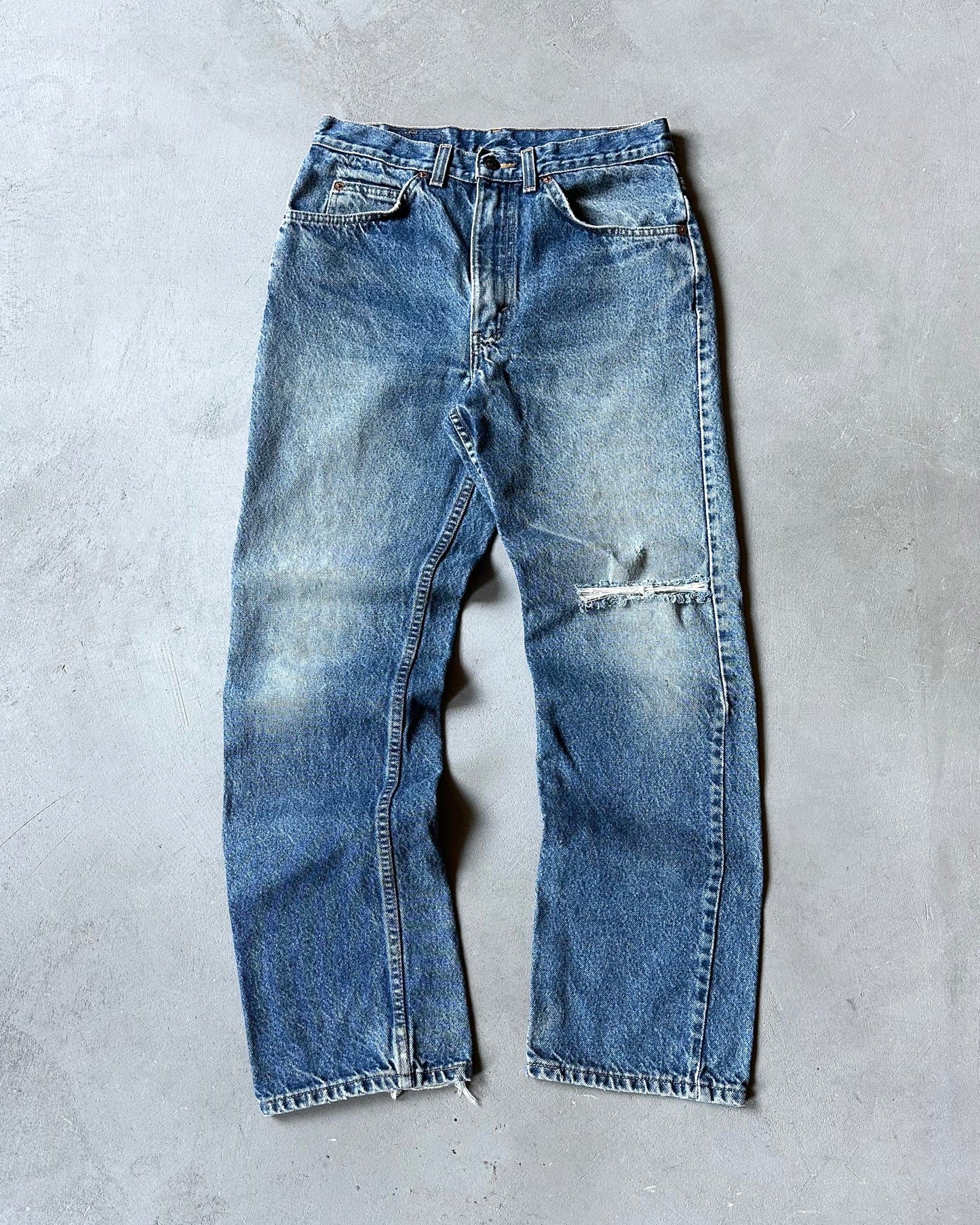 1990s - Distressed 619 Orange Tab Levi's Jeans - 30x29
