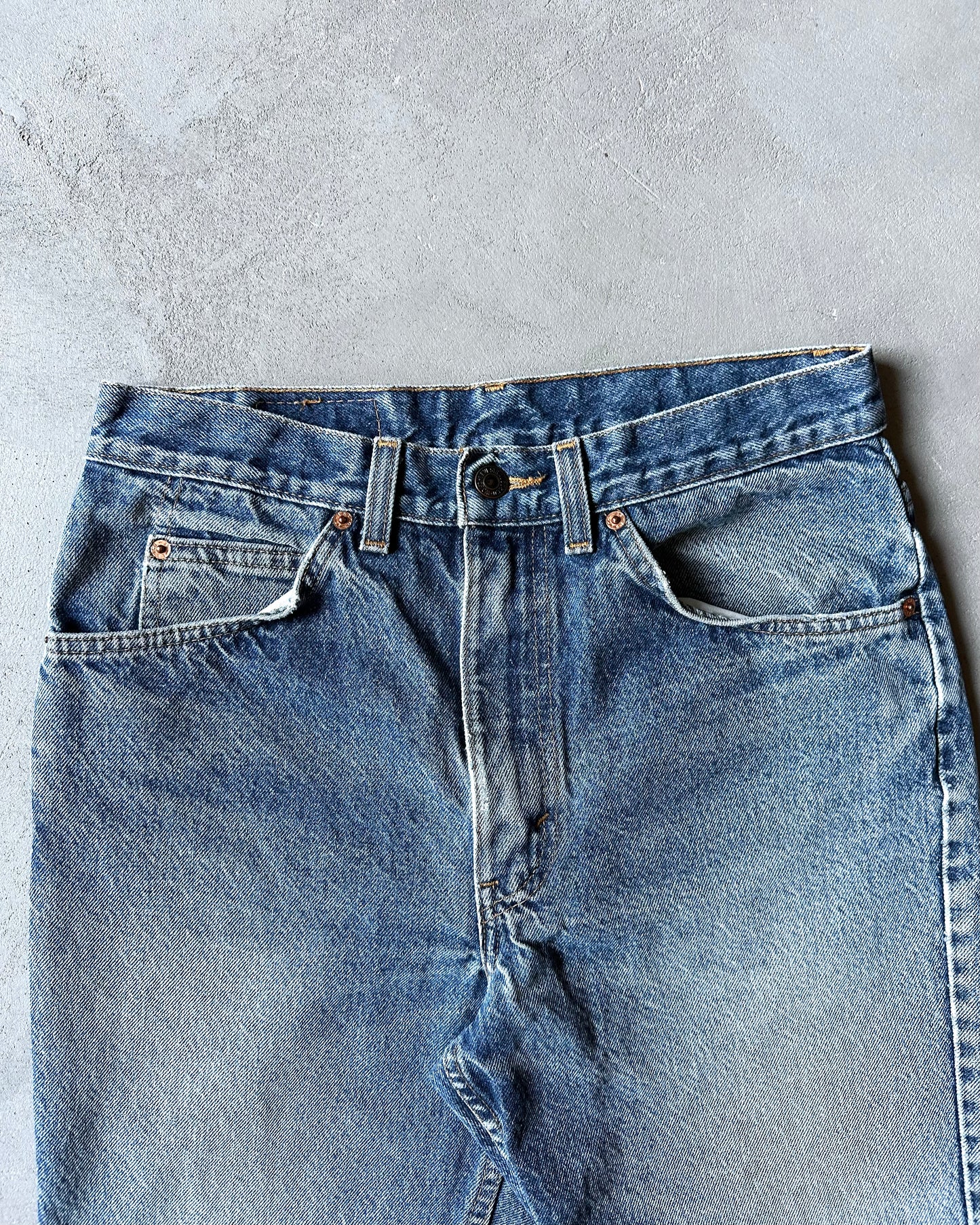 1990s - Distressed 619 Orange Tab Levi's Jeans - 30x29