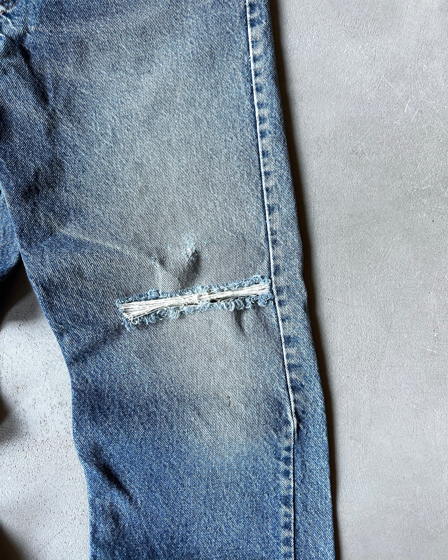 1990s - Distressed 619 Orange Tab Levi's Jeans - 30x29
