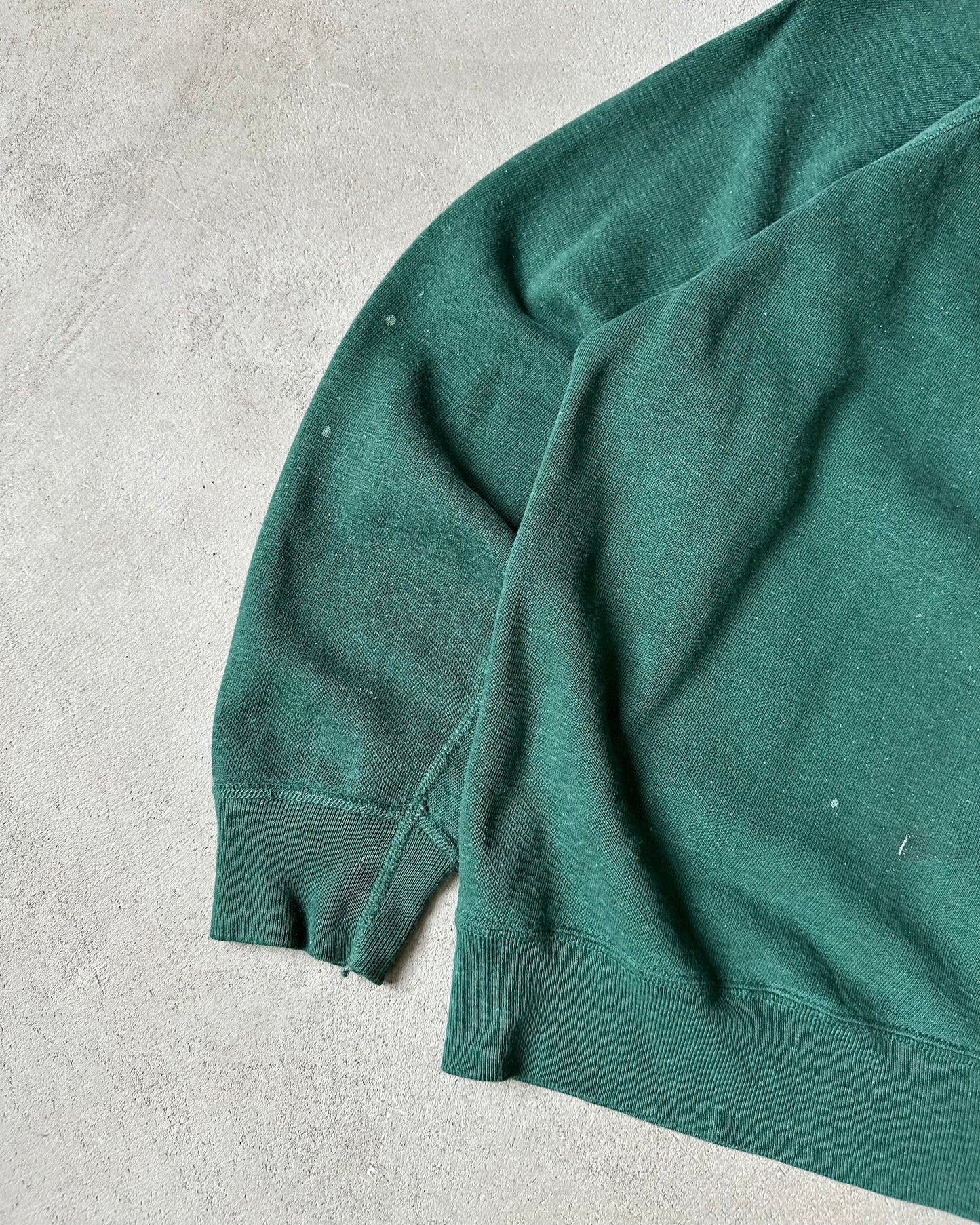 1970s - Faded Green Mayo Spruce Crewneck - S
