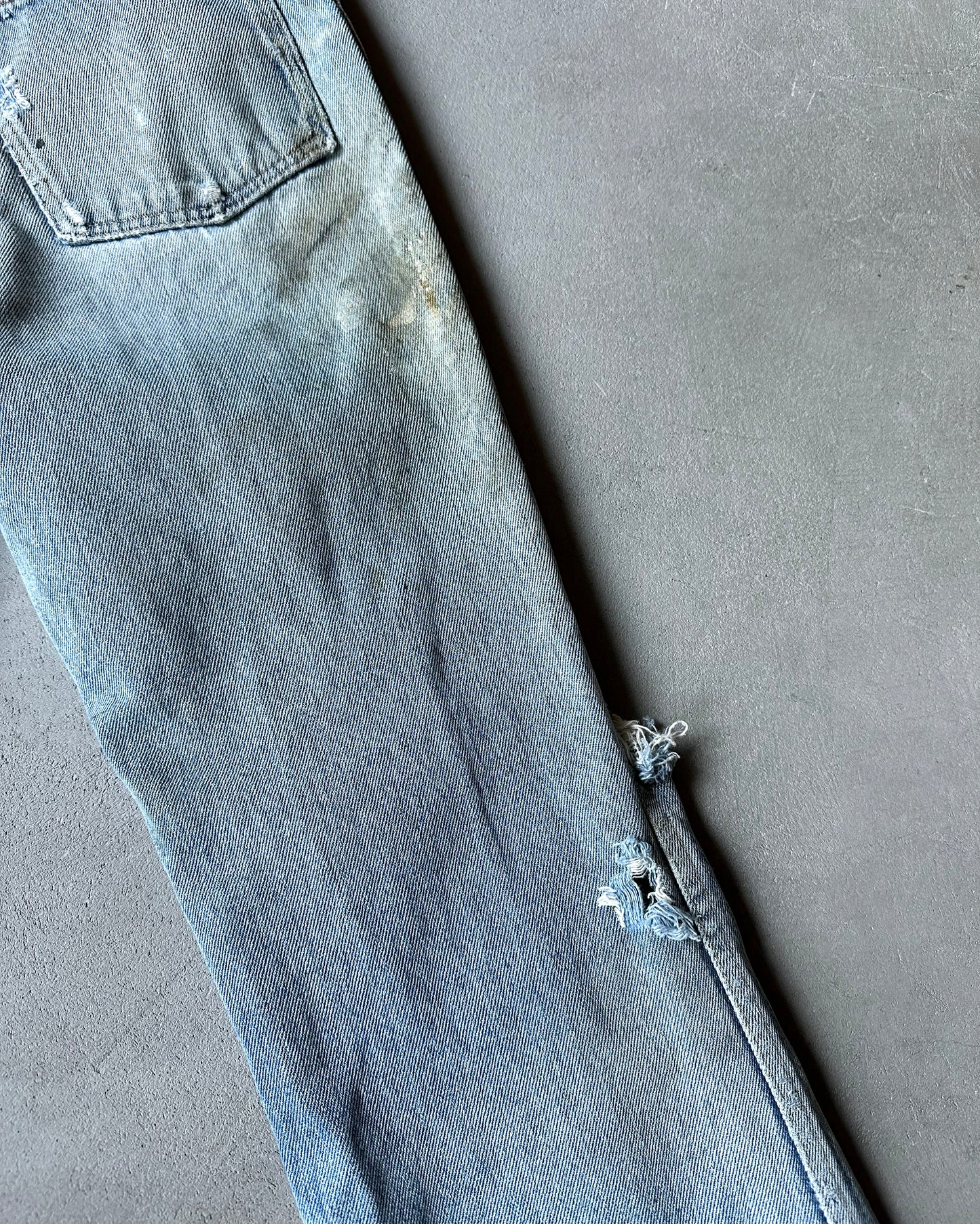 1980s - Distressed Rustler Mud Jeans - 29x31
