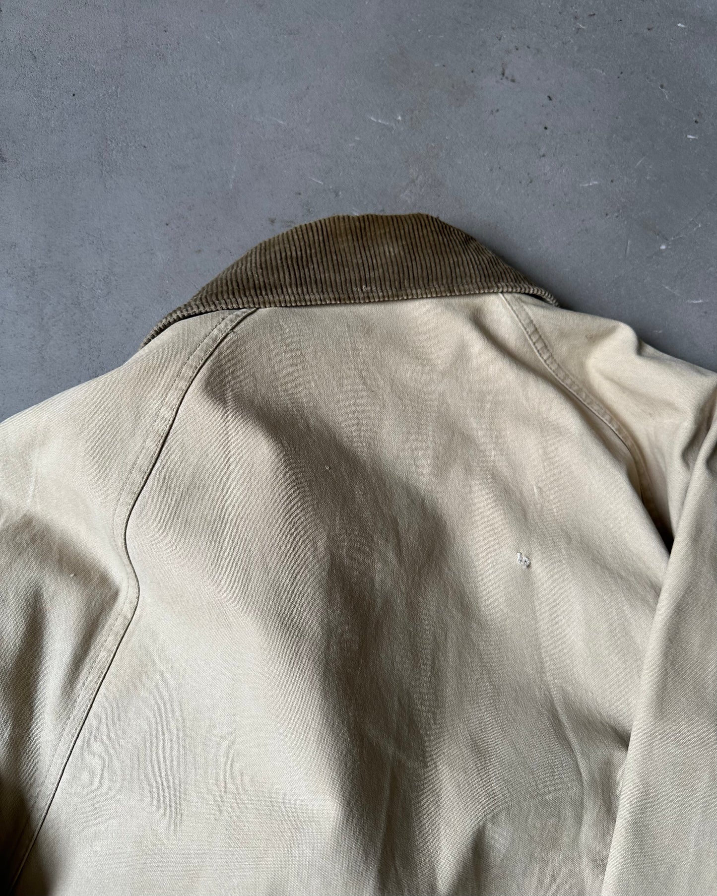 1980s - Beige Fireman Coat - M