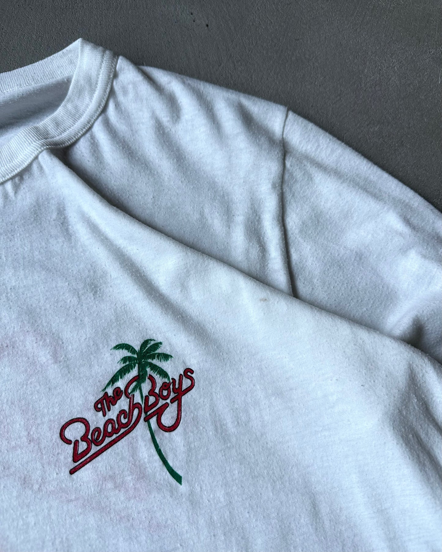 1980s - White Beach Boys Longsleeve - M