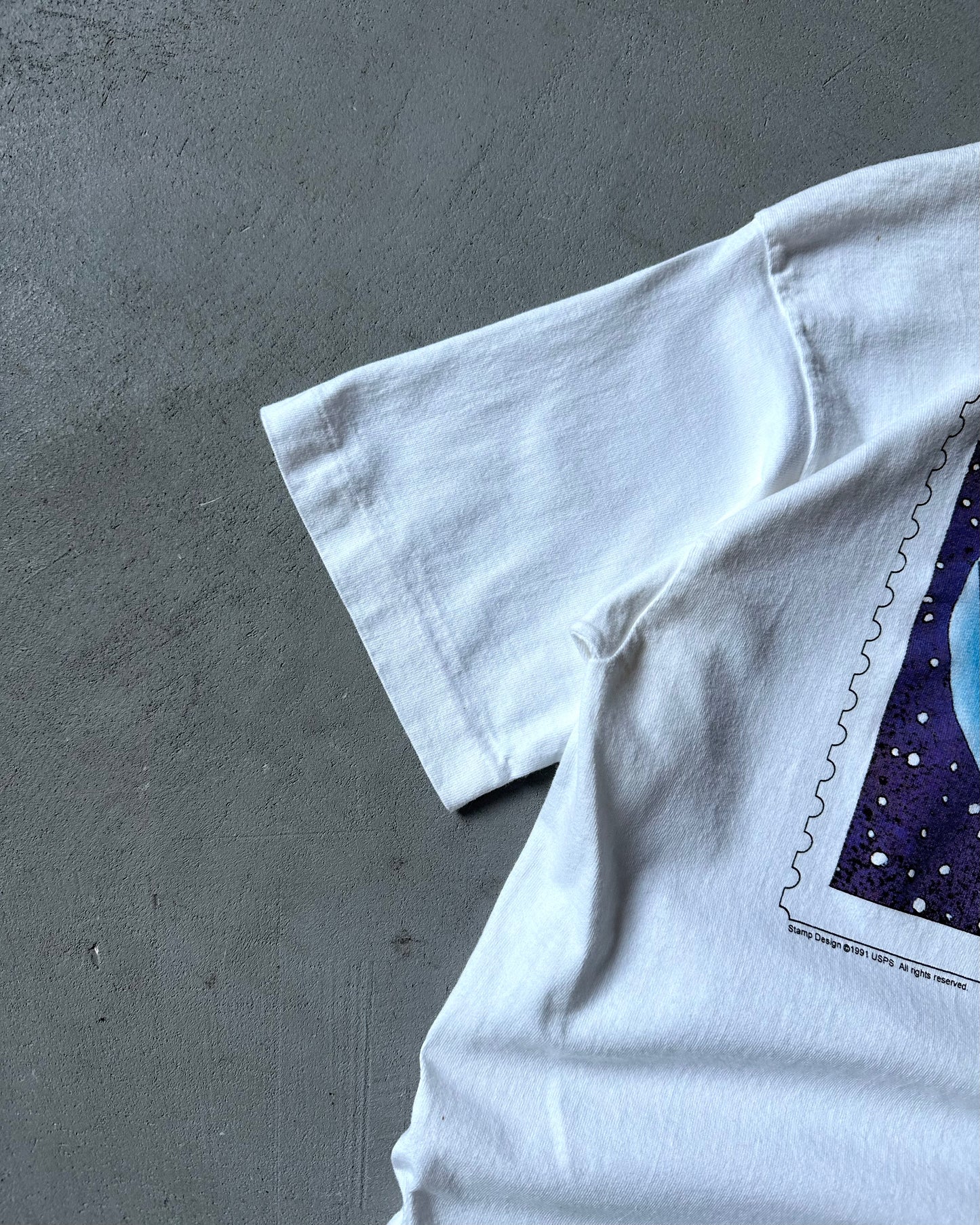 1990s - White USPS Love T-Shirt - M