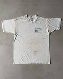 1990s - Distressed Ash Grey BMW NY T-Shirt - L