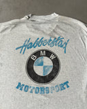 1990s - Distressed Ash Grey BMW NY T-Shirt - L