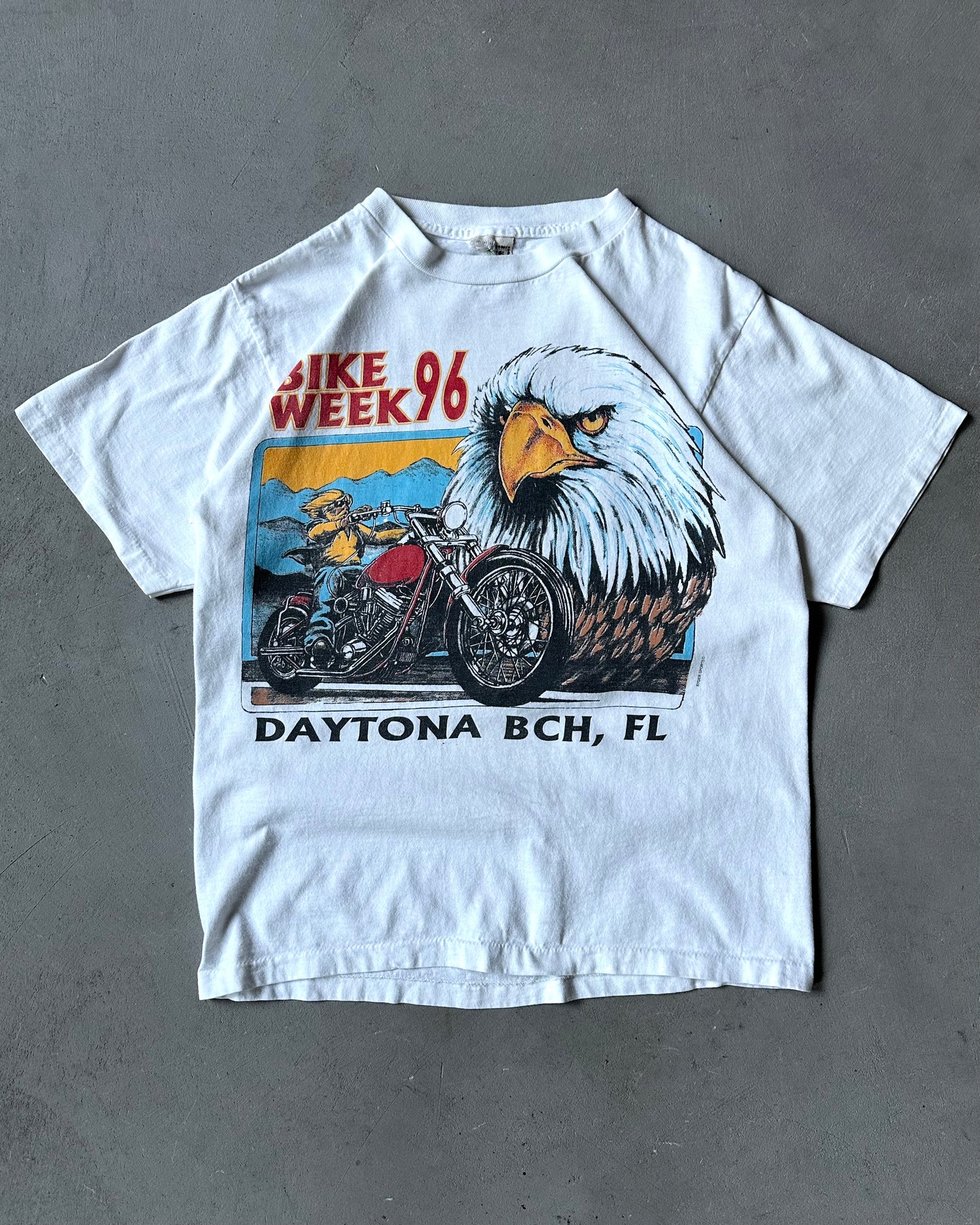 1990s - White Bike Week T-Shirt - M