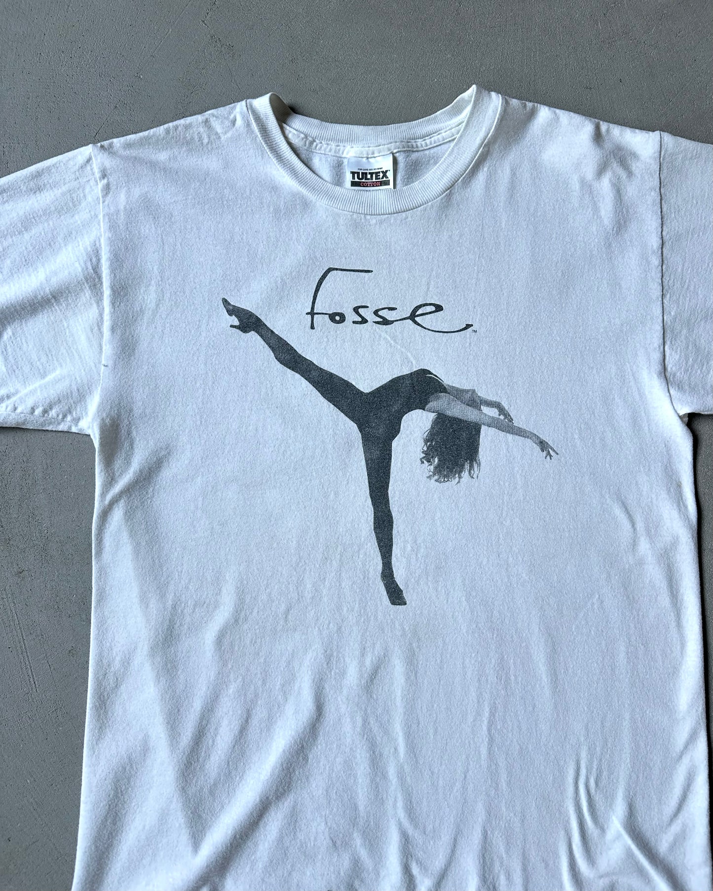 1990s - White Fosse T-Shirt - M
